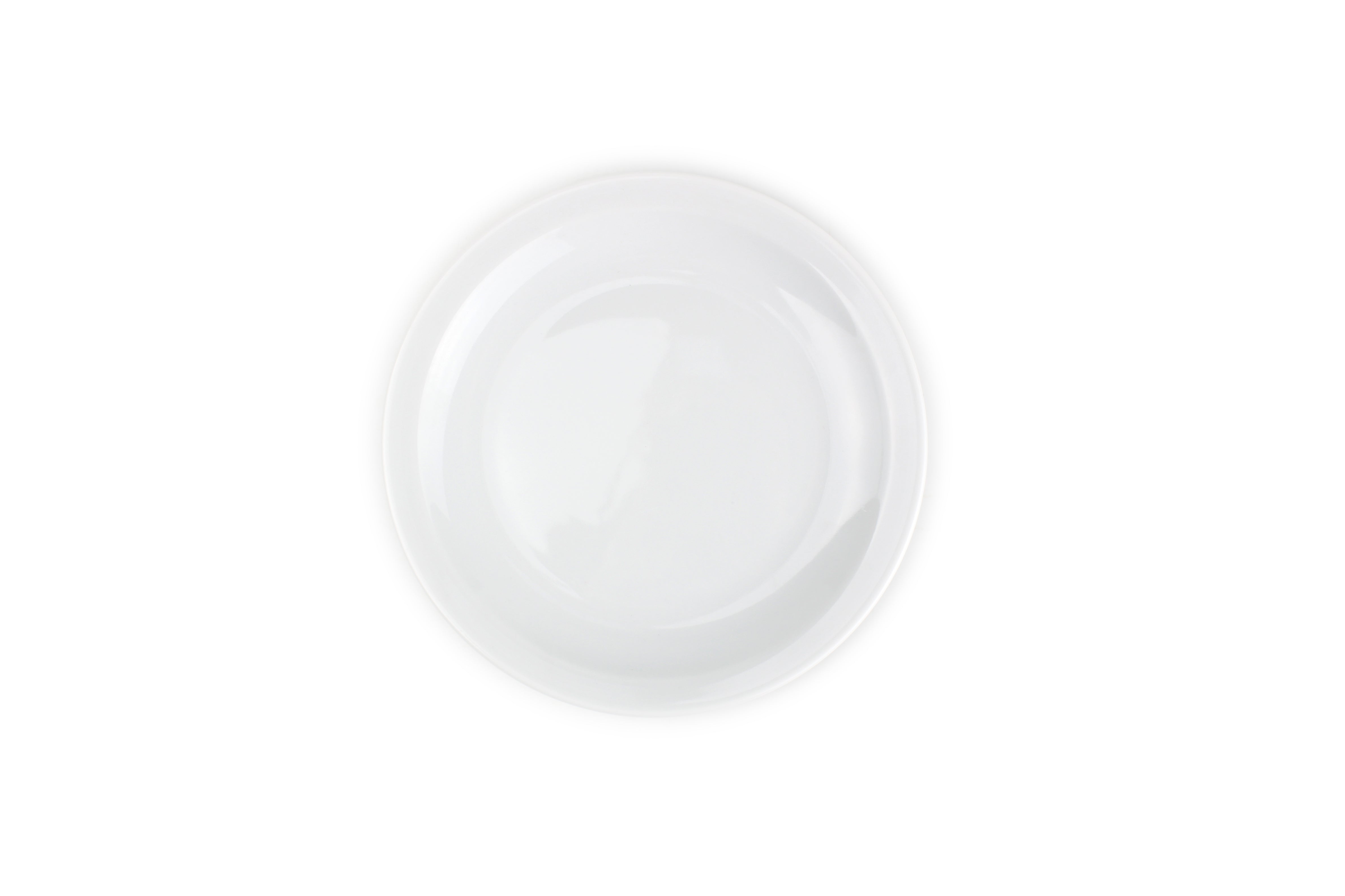 Plat bord 24cm wit Scandia