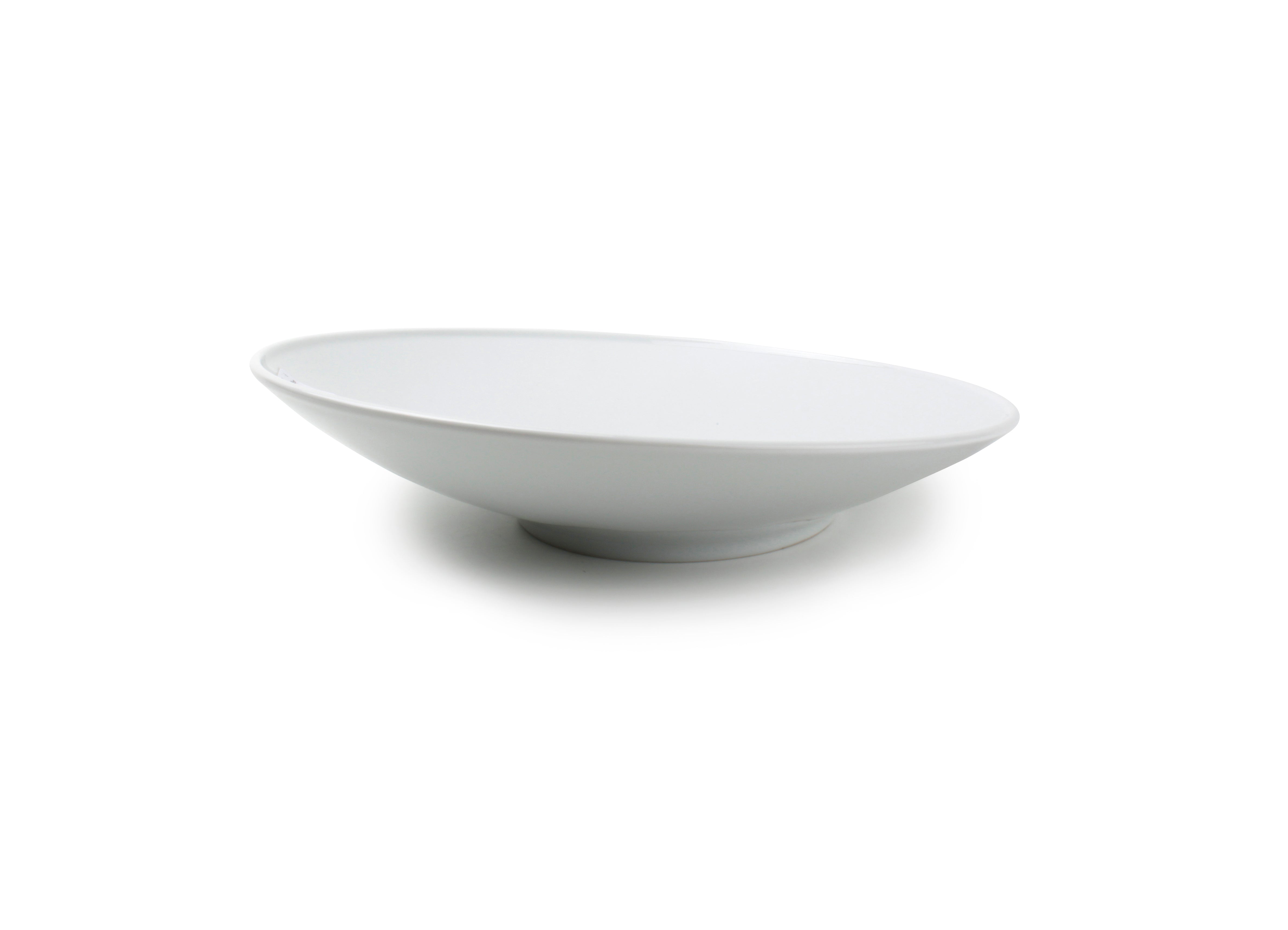 Diep bord 30xH8cm schuin wit Appetite