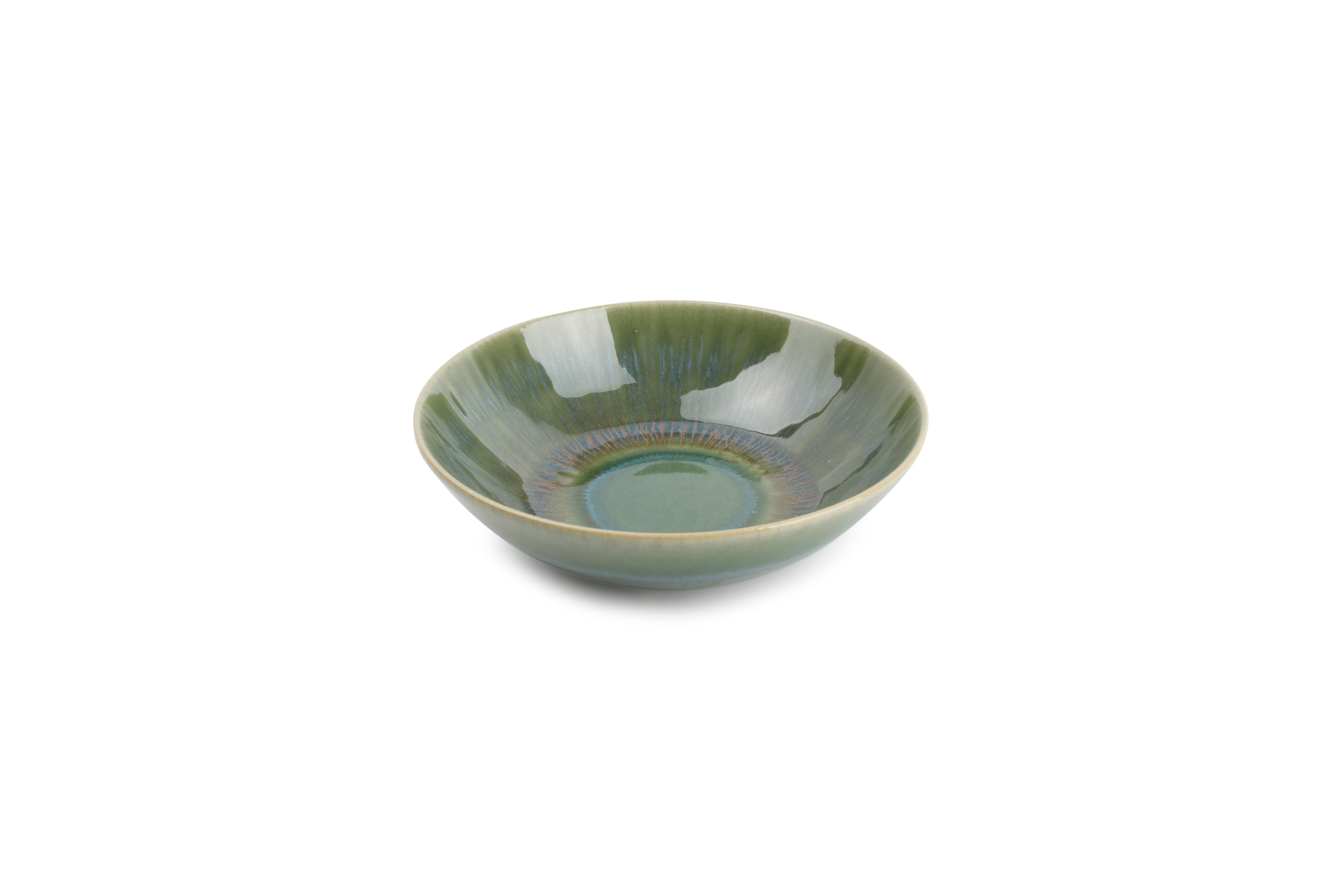 Kom 17xH5cm groen Luce