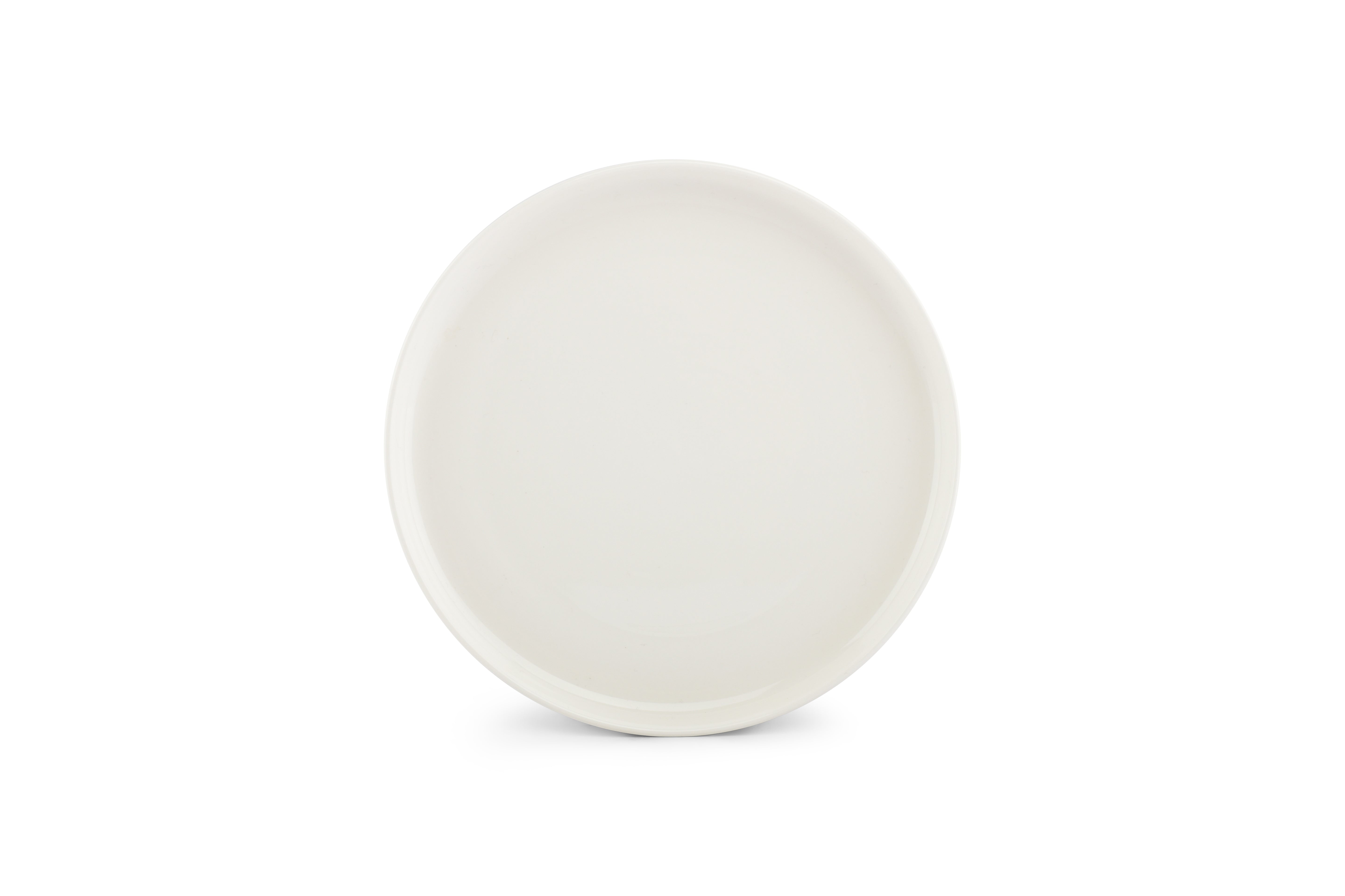 Plat bord 25cm wit Nuo