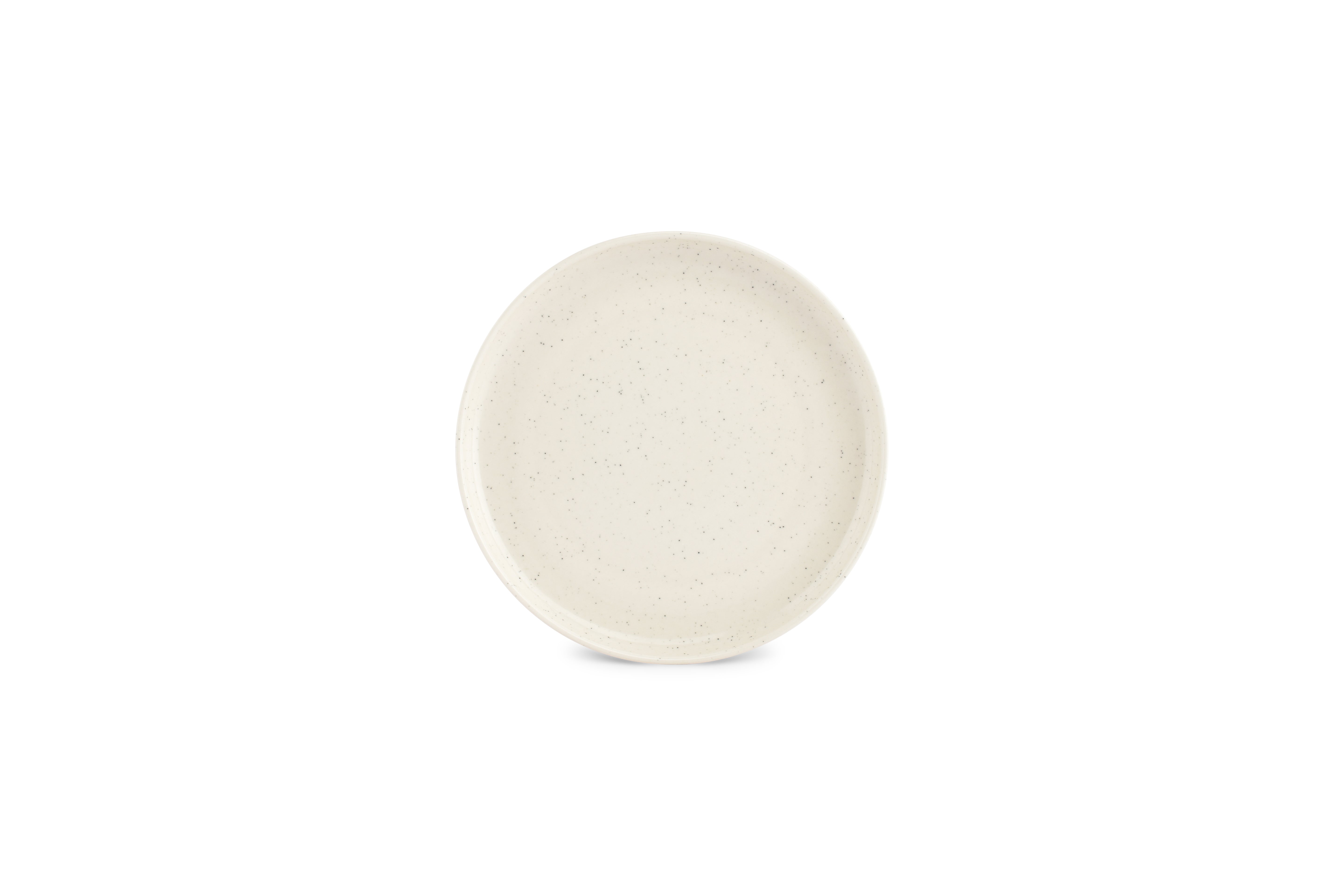 Plat bord 19,5cm vanille Dot