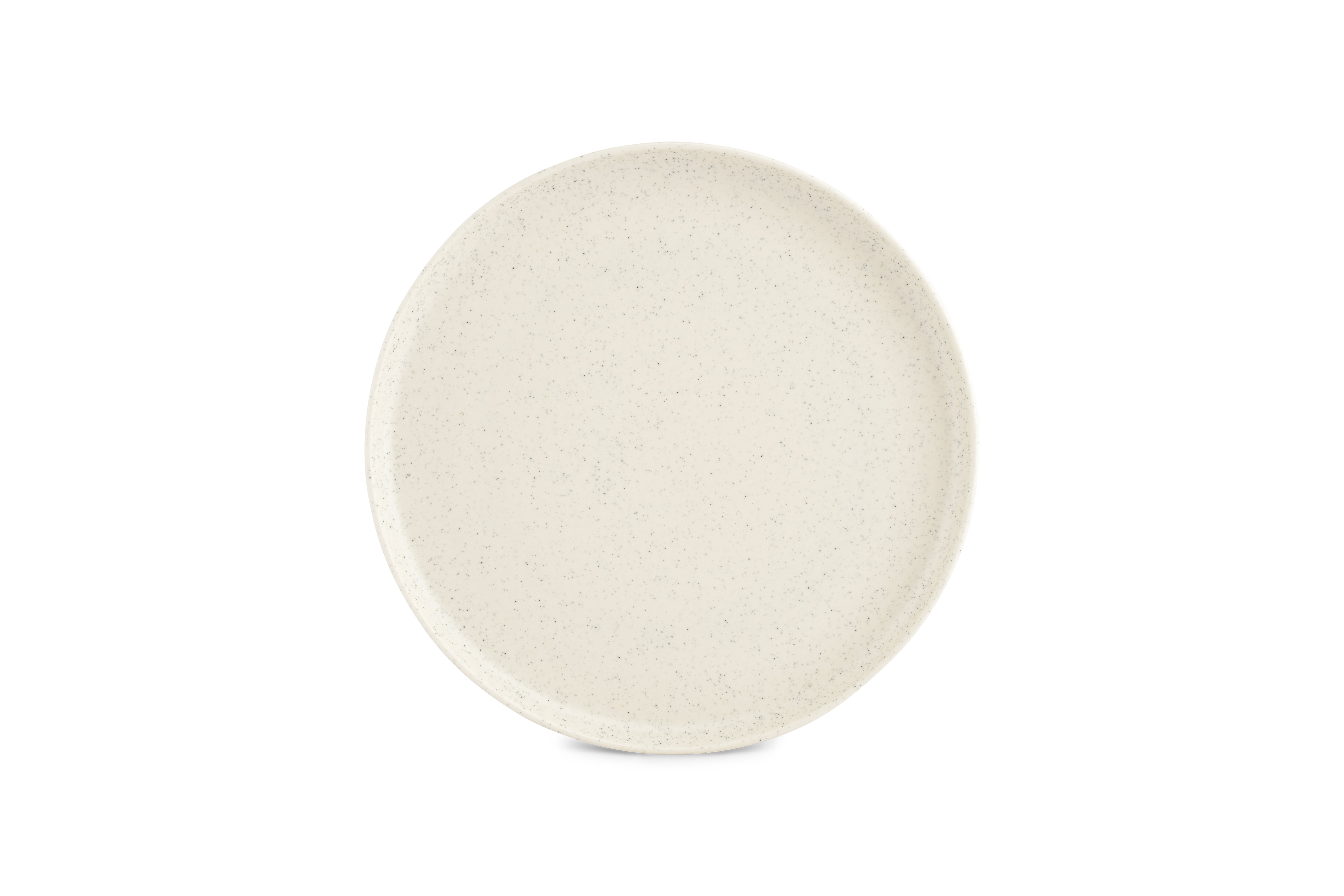 Plat bord 27,5cm vanille Dot