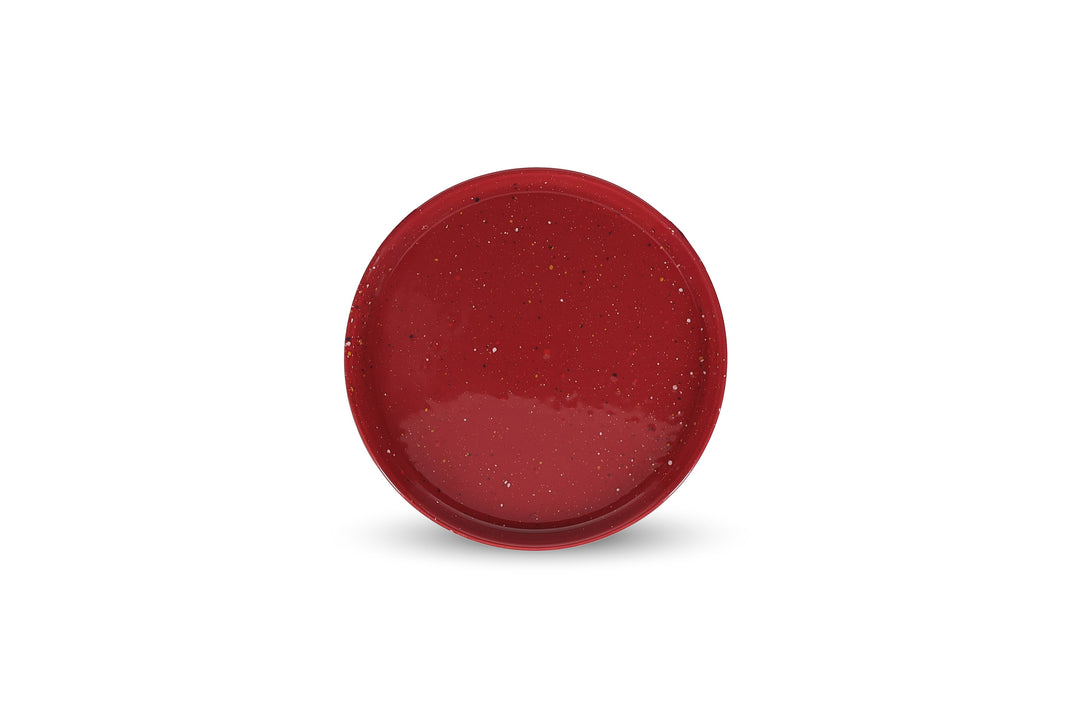 ona - Plat bord 20,5cm burgundy Fika