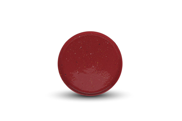 ona - Plat bord 25cm burgundy Fika (set van 4)