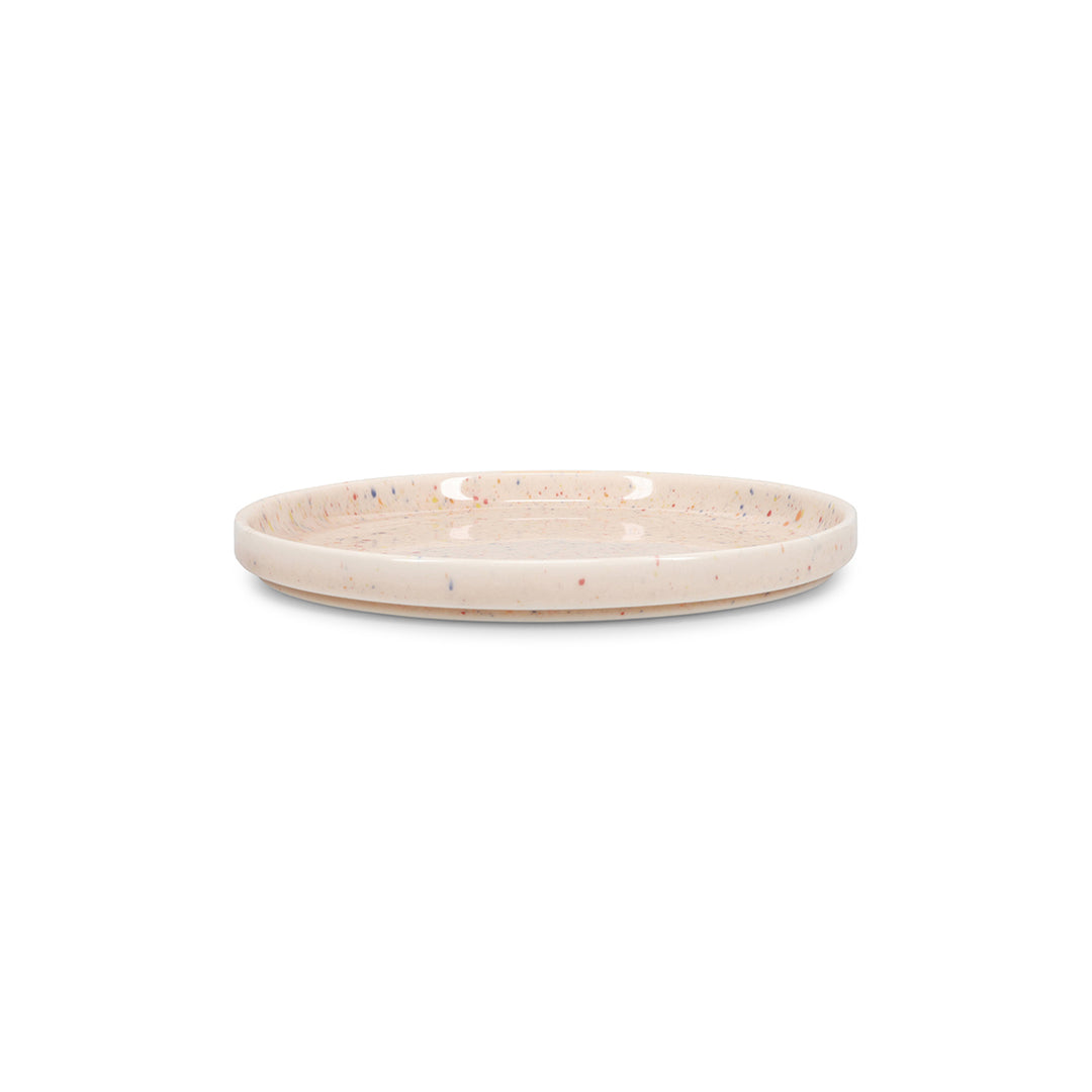 Ona - Plat bord 20,5cm beige Fika - Set van 4