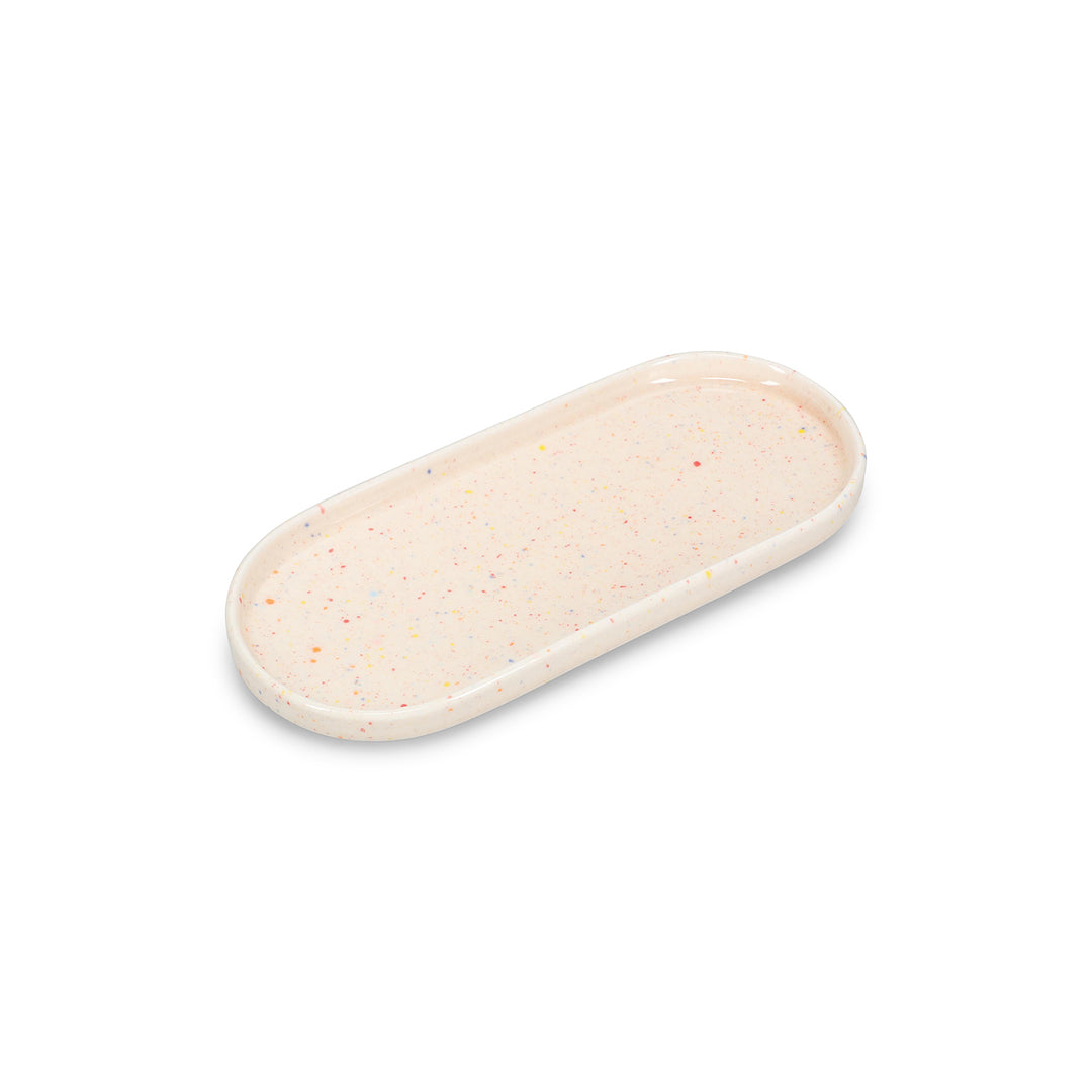 Ona - Serveerschaal 20x9cm beige Fika - Set van 4