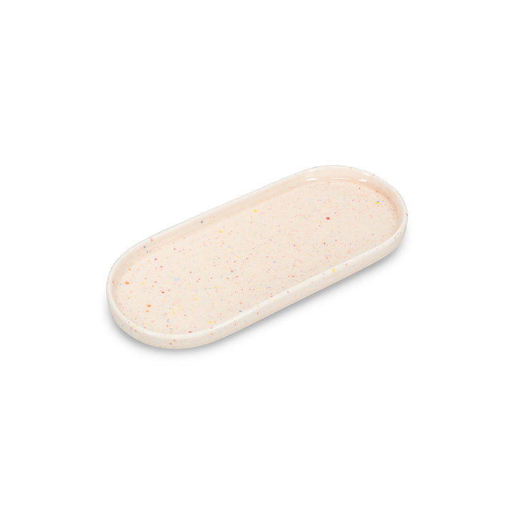 Ona - Serveerschaal 20x9cm beige Fika - Set van 4