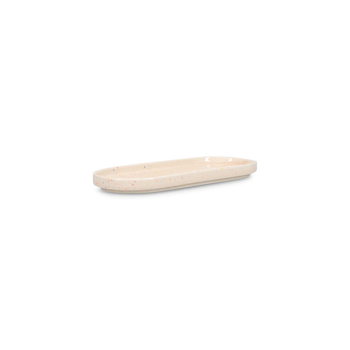 Ona - Serveerschaal 20x9cm beige Fika - Set van 4