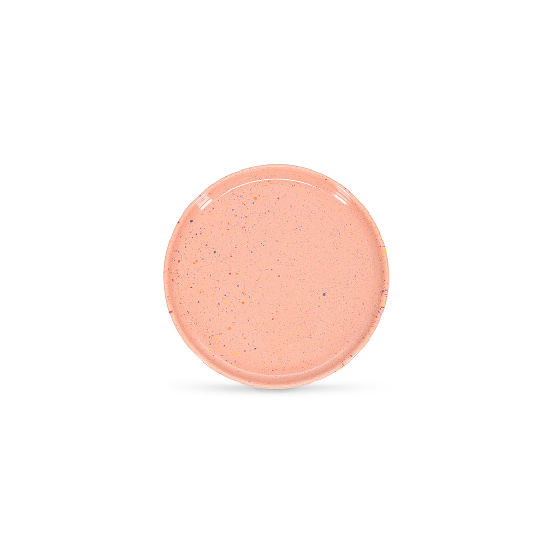Ona - Plat bord 20,5cm roze Fika - Set van 4