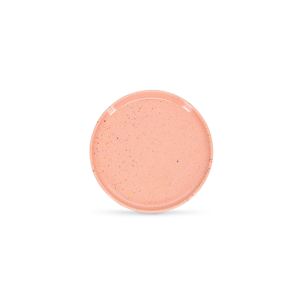 Ona - Plat bord 20,5cm roze Fika - Set van 4