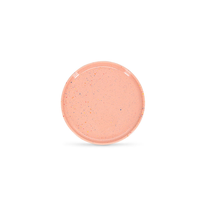 Ona - Plat bord 20,5cm roze Fika - Set van 4