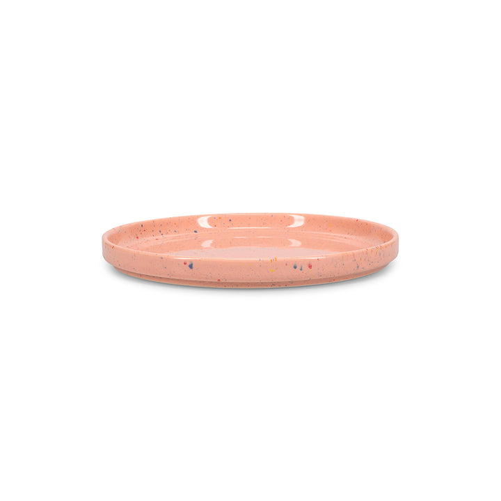 Ona - Plat bord 20,5cm roze Fika - Set van 4
