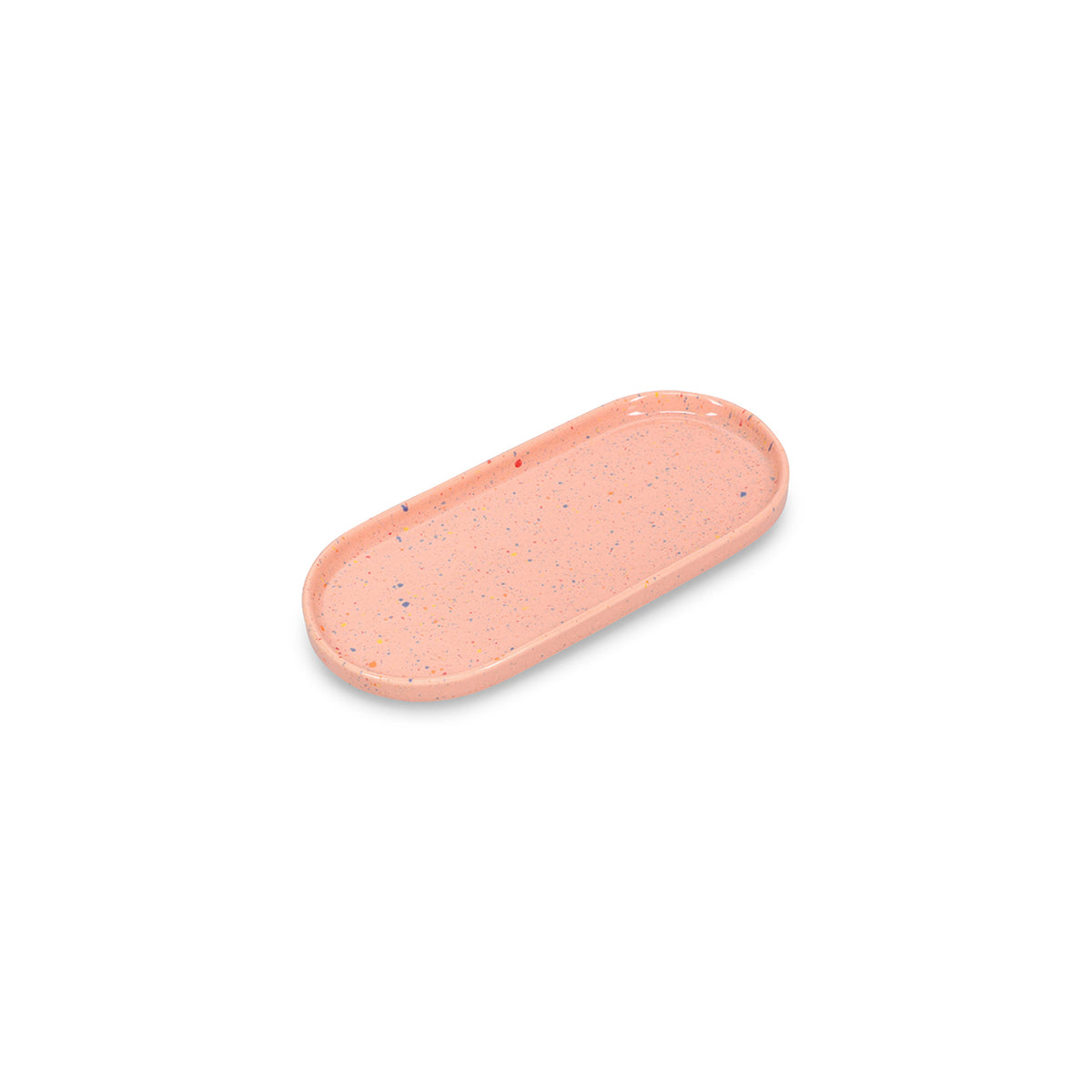 Ona - Serveerschaal 20x9cm roze Fika - Set van 4