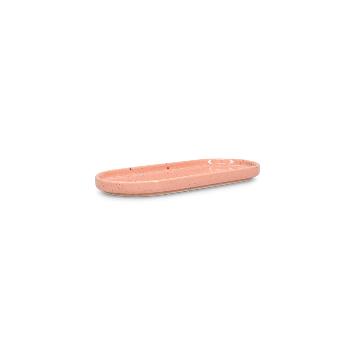Ona - Serveerschaal 20x9cm roze Fika - Set van 4