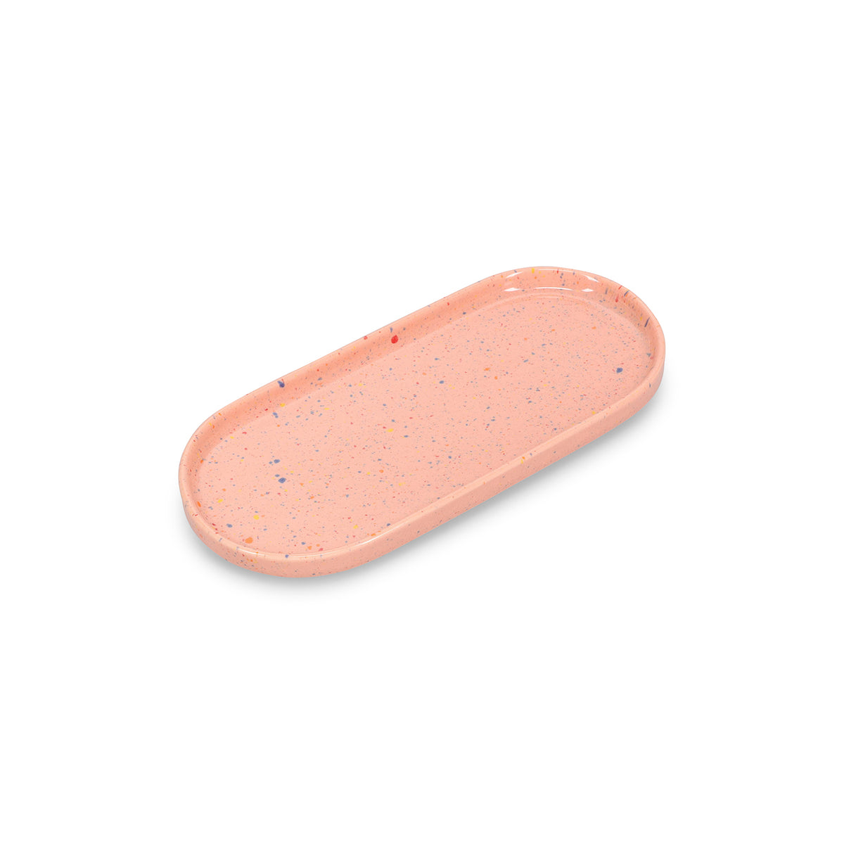 Ona - Serveerschaal 28,5x10cm roze Fika - Set van 4