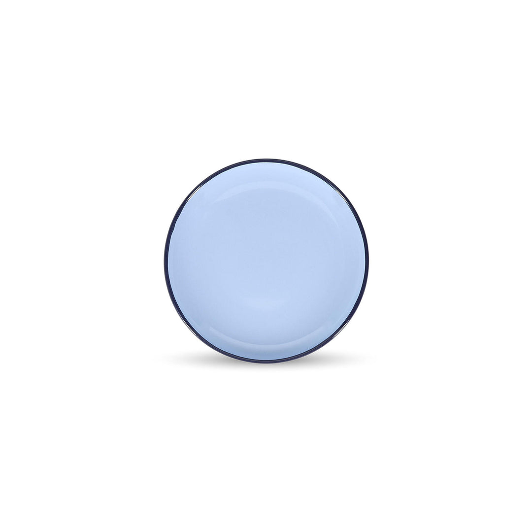 ONA - Plat bord 18xH2,5cm Blauw Duo