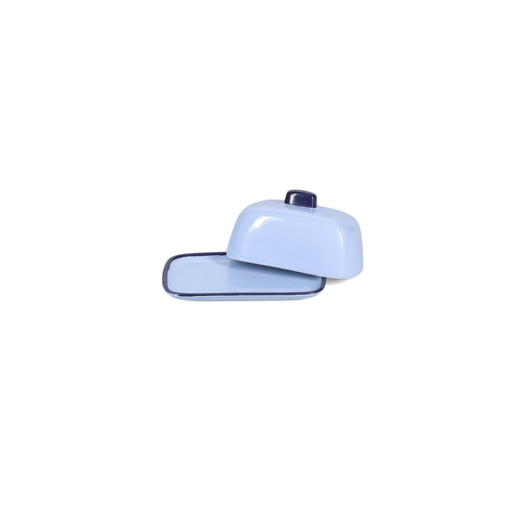 ONA - Boterpot 16x10,5xH8cm Blauw Duo