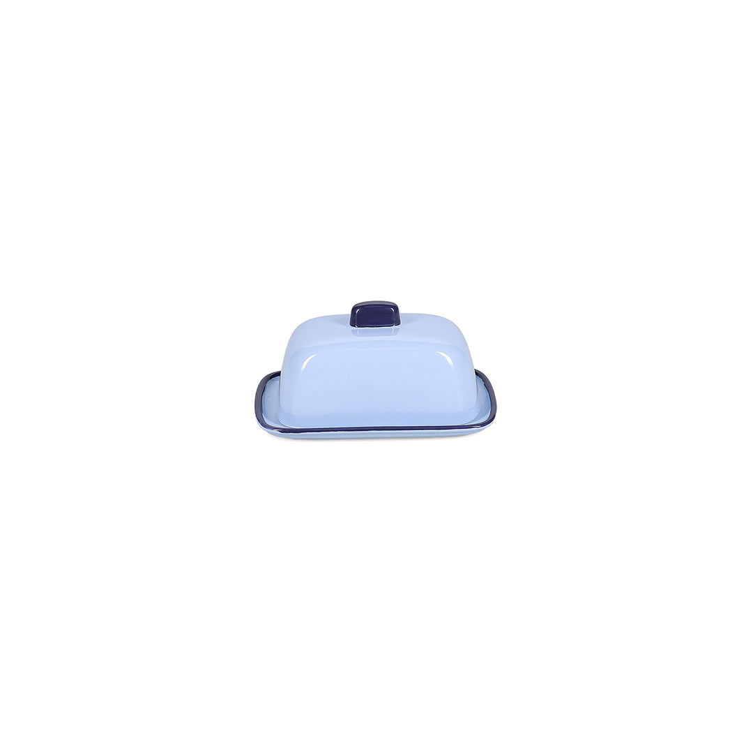 ONA - Boterpot 16x10,5xH8cm Blauw Duo