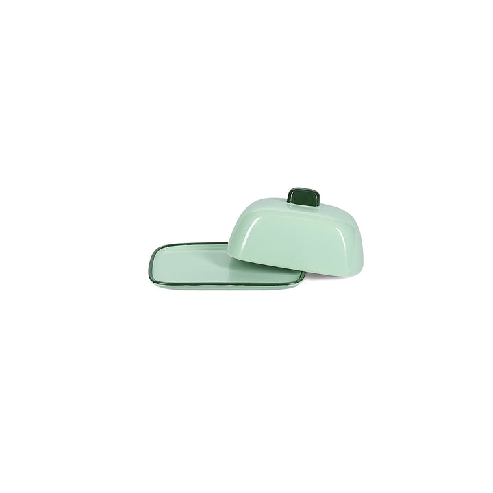 ONA - Boterpot 16x10,5xH8cm Groen Duo