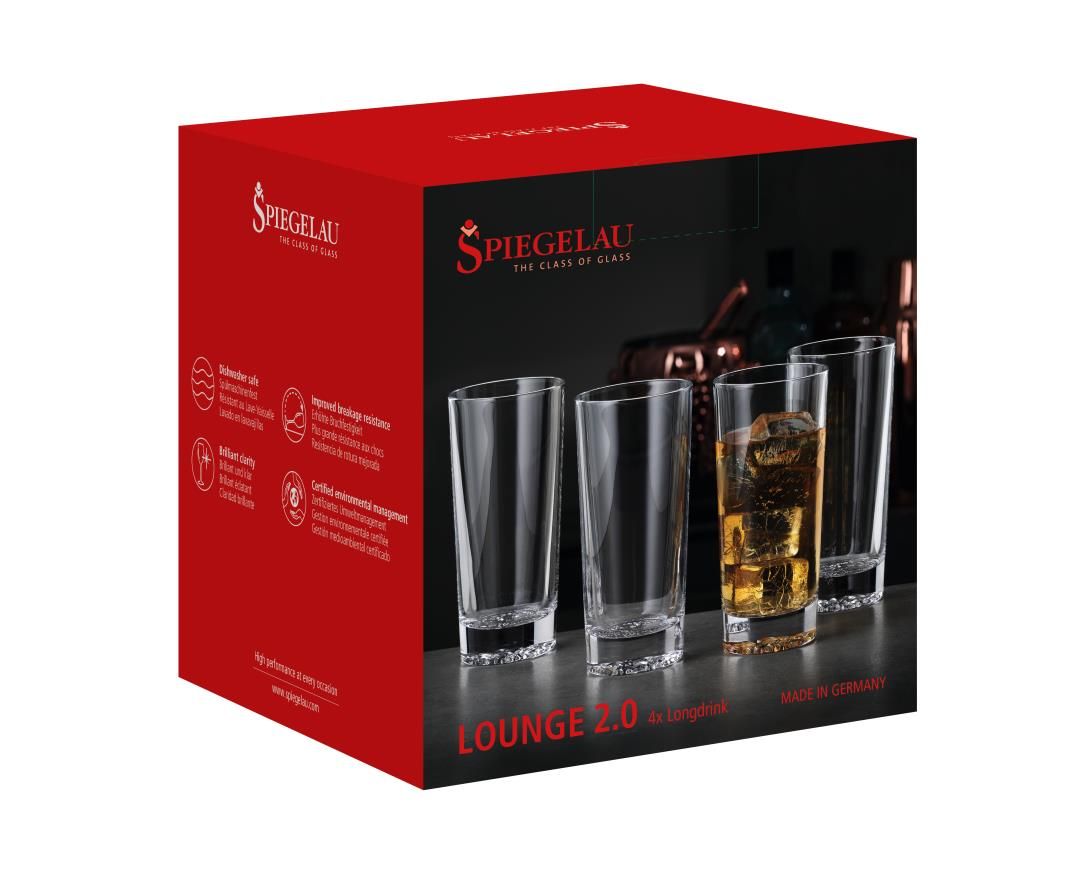 Spiegelau - Lounge 2.0 Longdrinkglas 305 ml, set van 4
