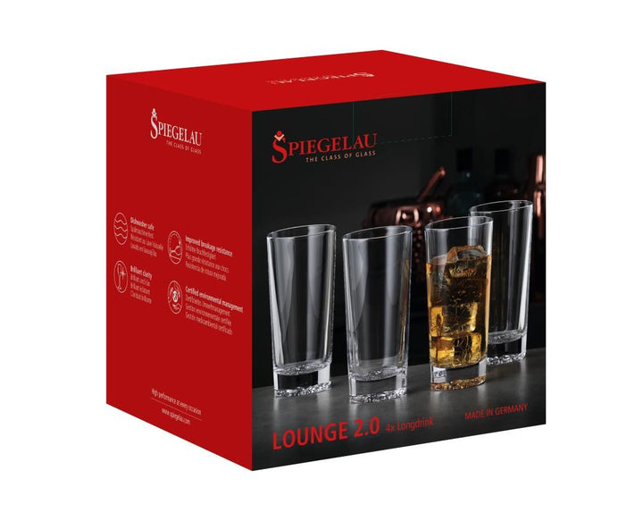 Spiegelau - Lounge 2.0 Longdrinkglas 305 ml, set van 4