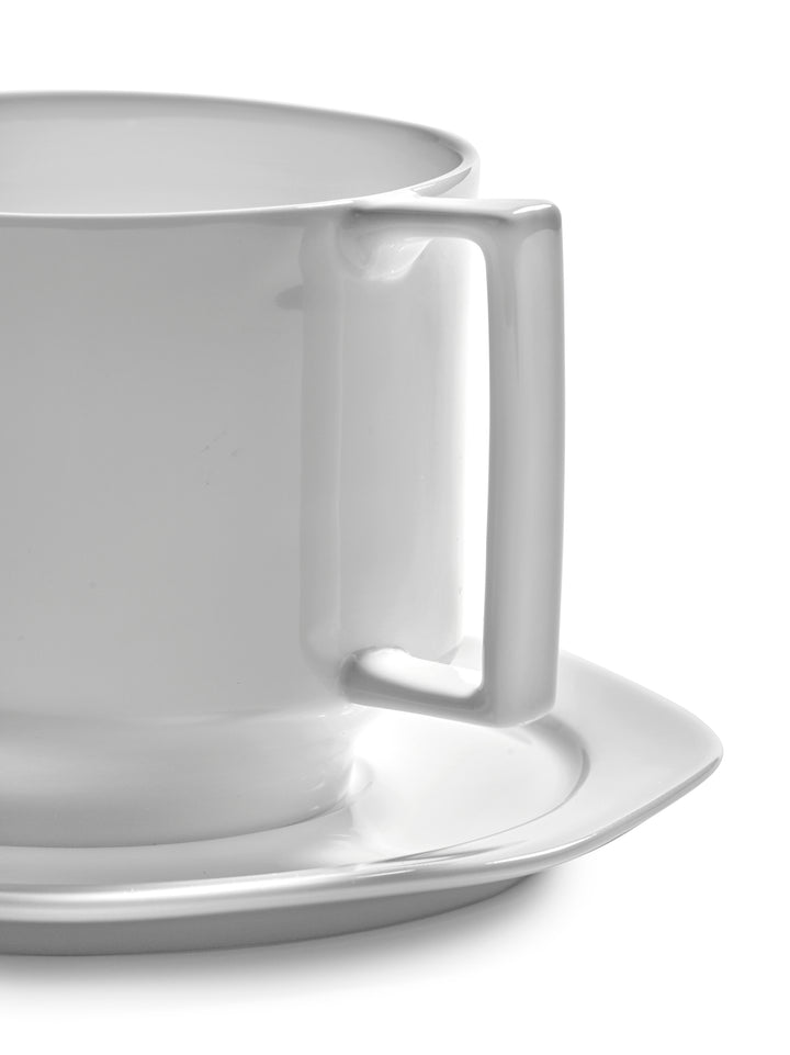 Serax - Piet Boon - Theekop Wit + Saucer Alba