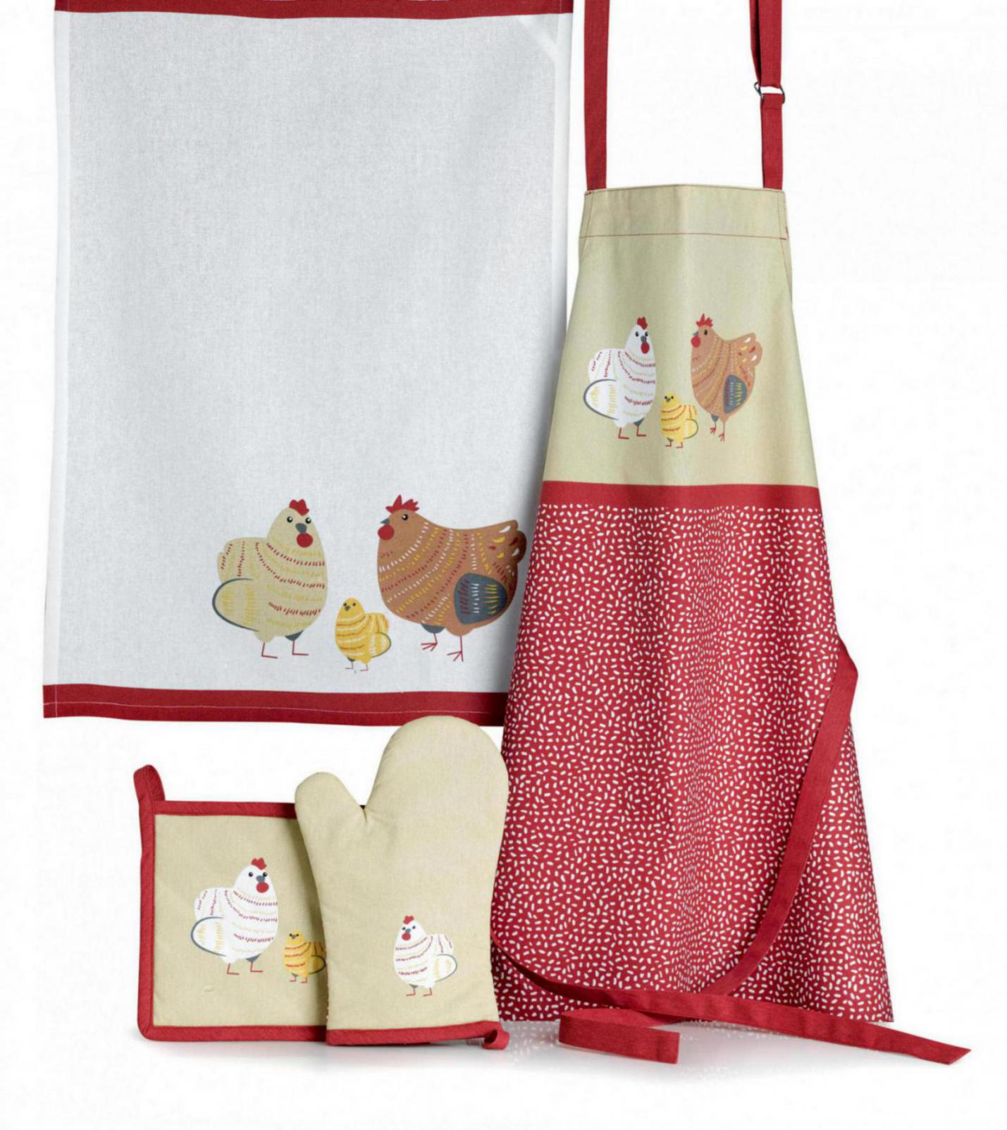 Ovenwant en pannenlap Fadèle Ficelle 18 X 28