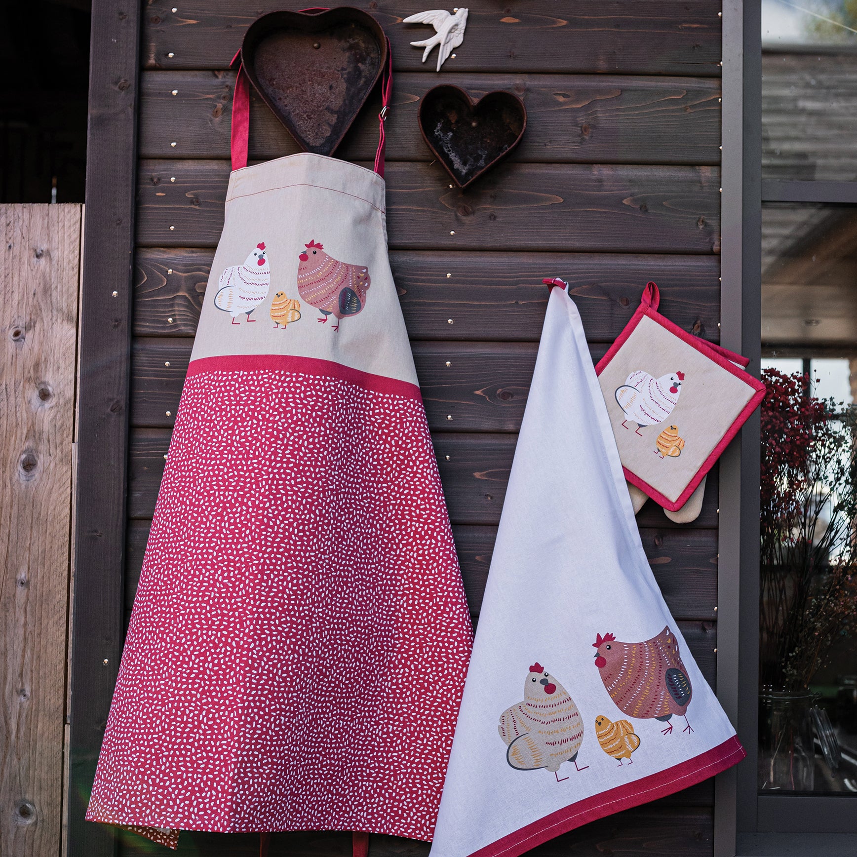 Ovenwant en pannenlap Fadèle Ficelle 18 X 28