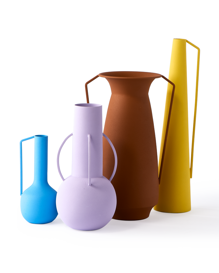Polspotten - Vaas Roman Morning Multicolor (set van 4)