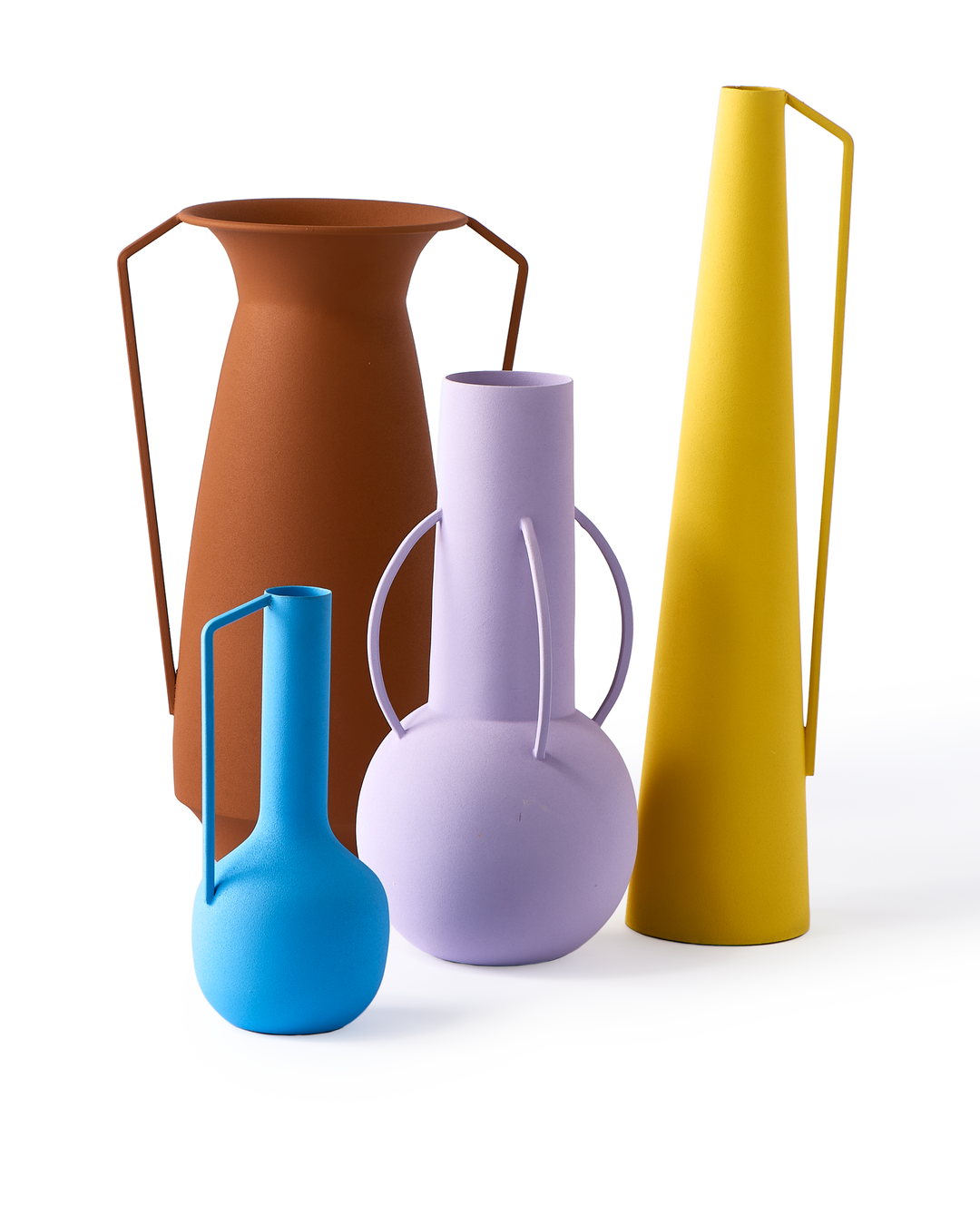 Polspotten - Vaas Roman Morning Multicolor (set van 4)