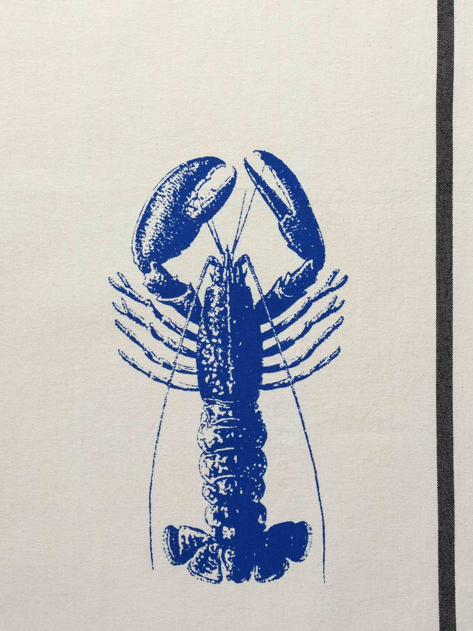 Theedoek Homard Bleu 70 X 50