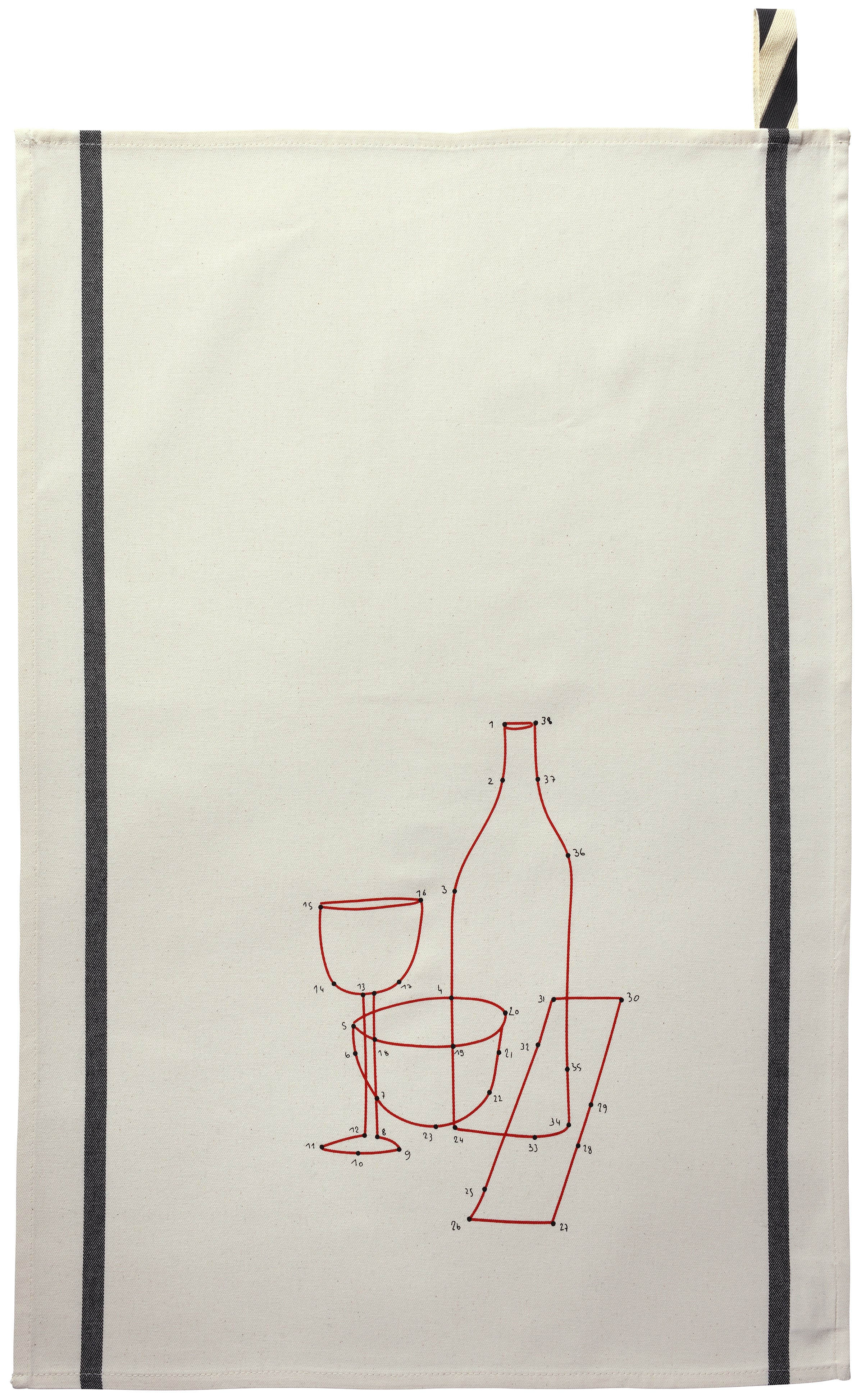 Theedoek Phil Drink Écru 70 X 50