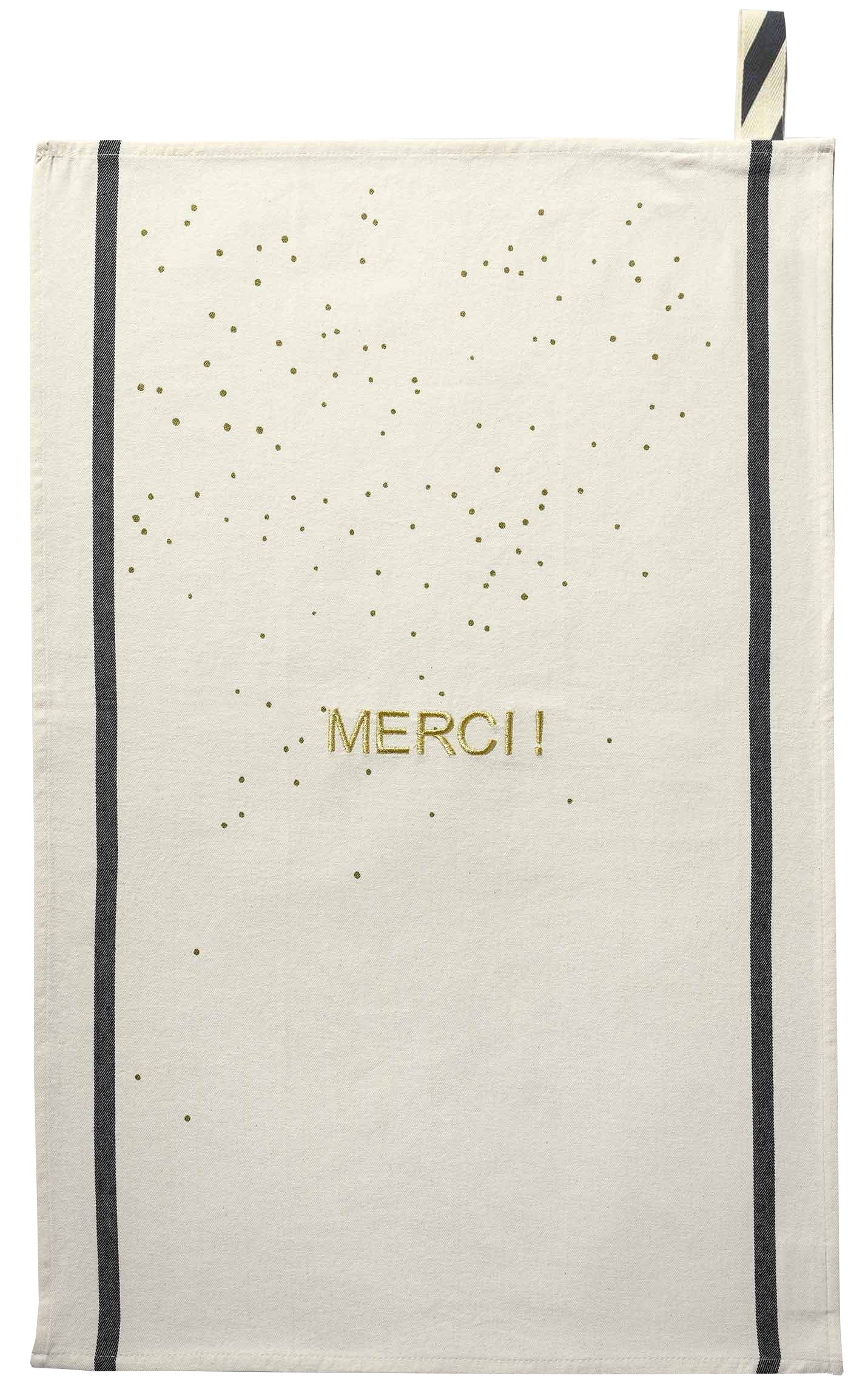 Theedoek Merci Écru 70 X 50