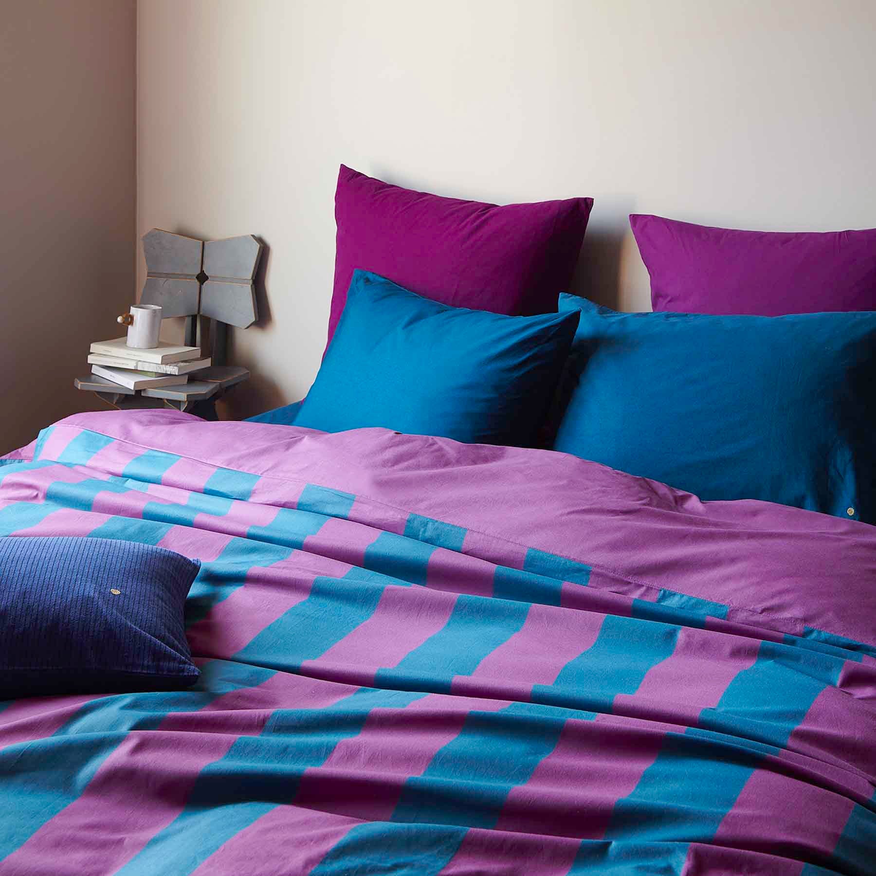 Dekbedovertrek Malo Purple rain/Orage 200 X 140