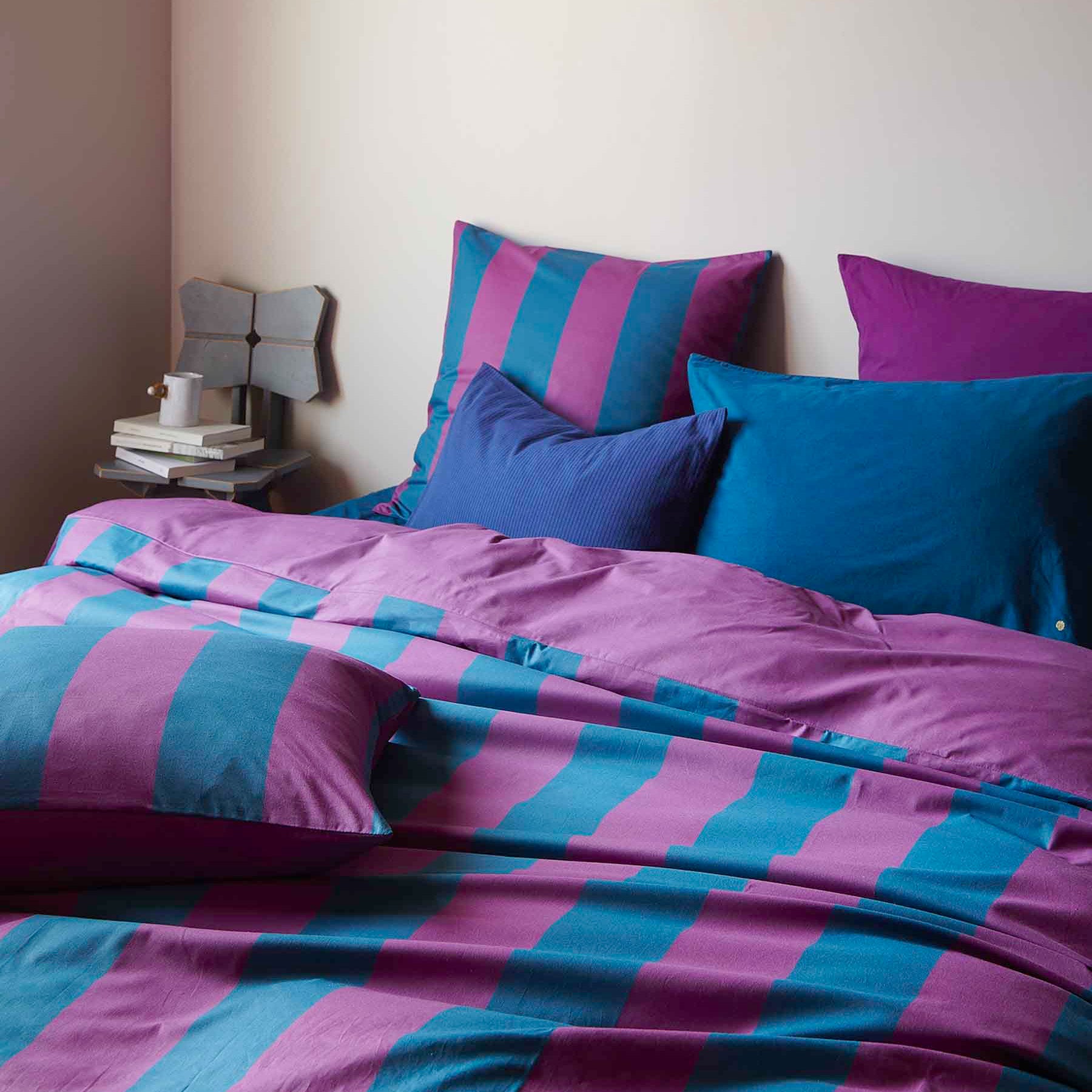 Dekbedovertrek Malo Purple rain/Orage 200 X 140