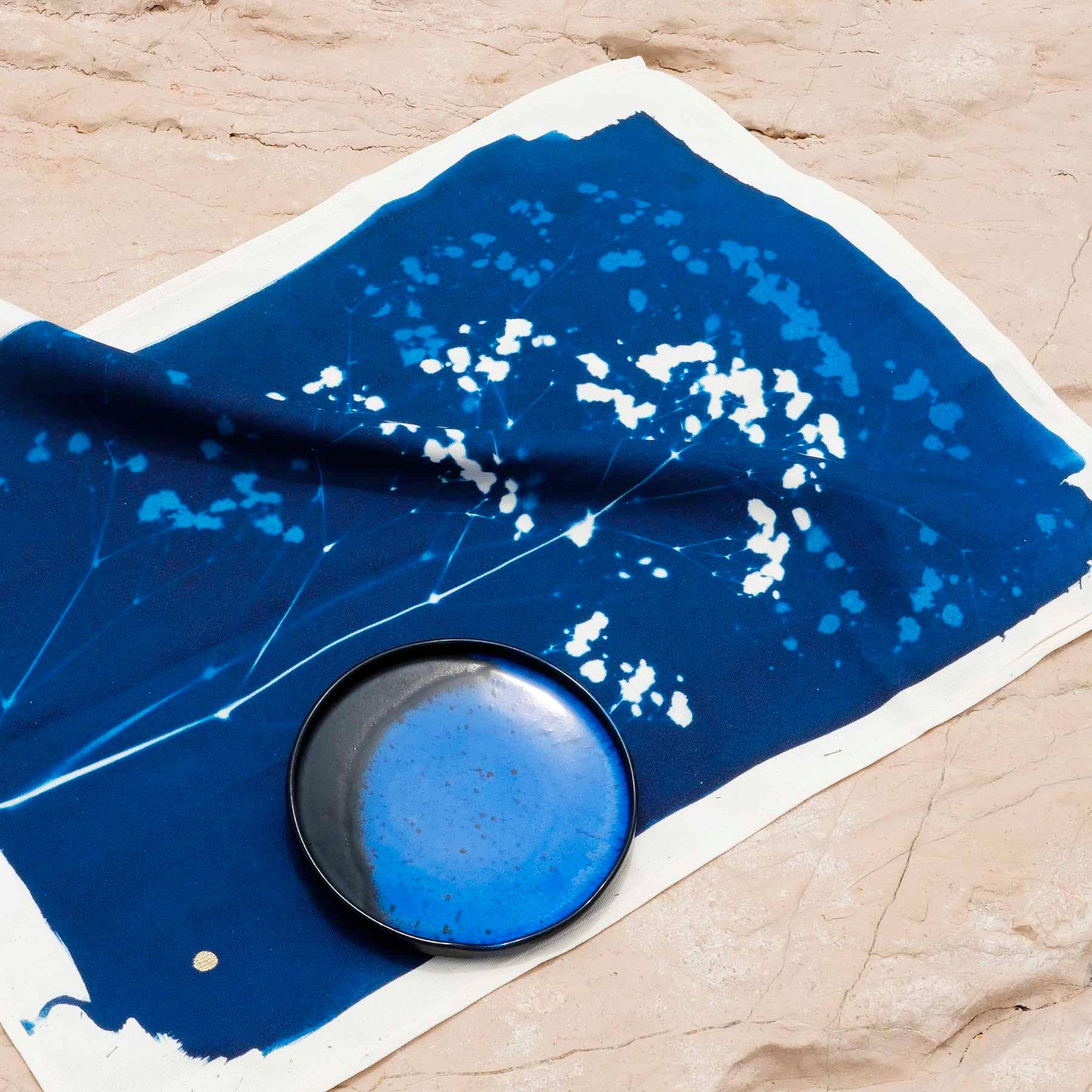Theedoek Gypso Bleu 70 X 50