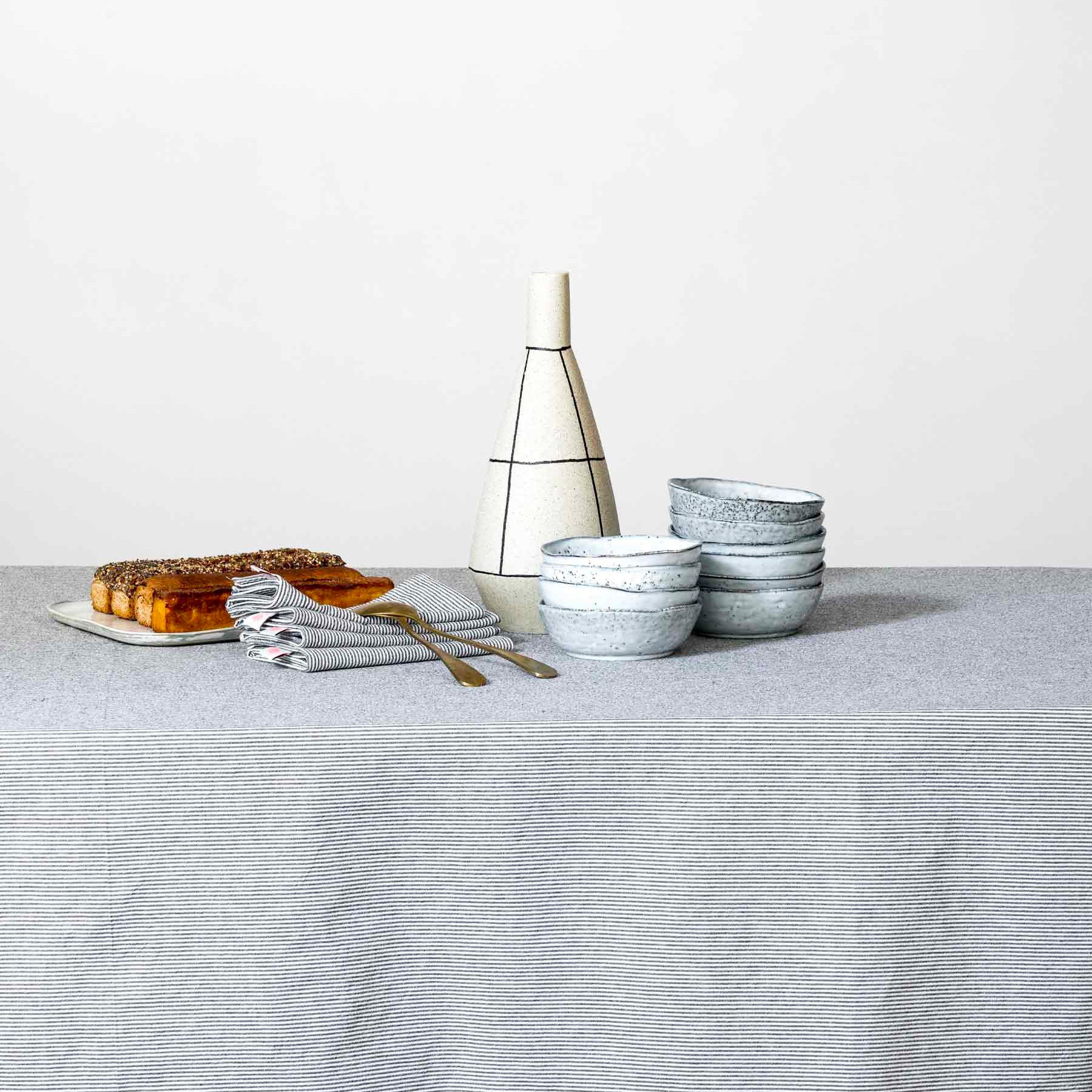 Finette tafellaken Finette Caviar 160 X 350