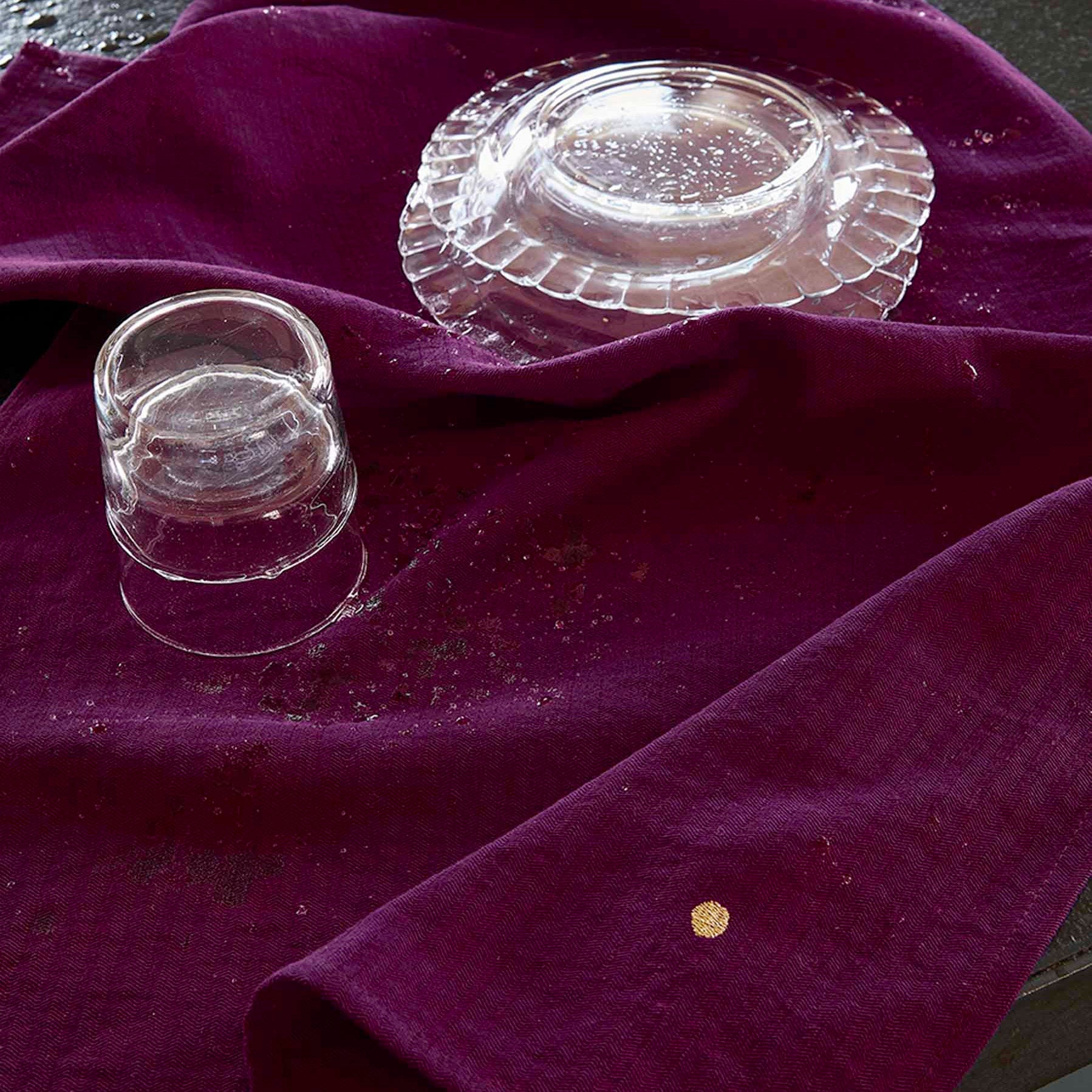 Theedoek Marcel Purple rain 80 X 50