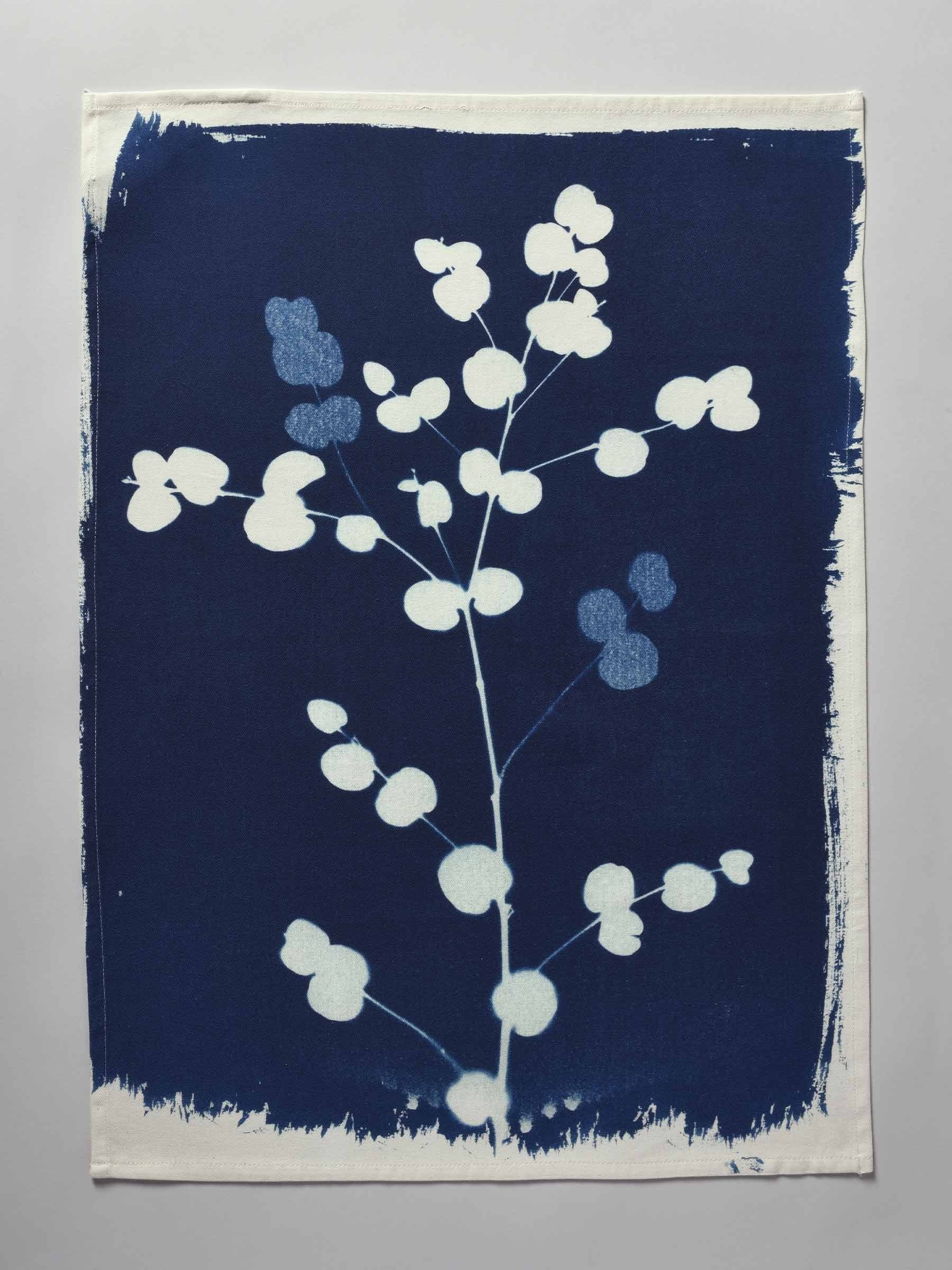 Theedoek Eucalyptus Bleu 70 X 50