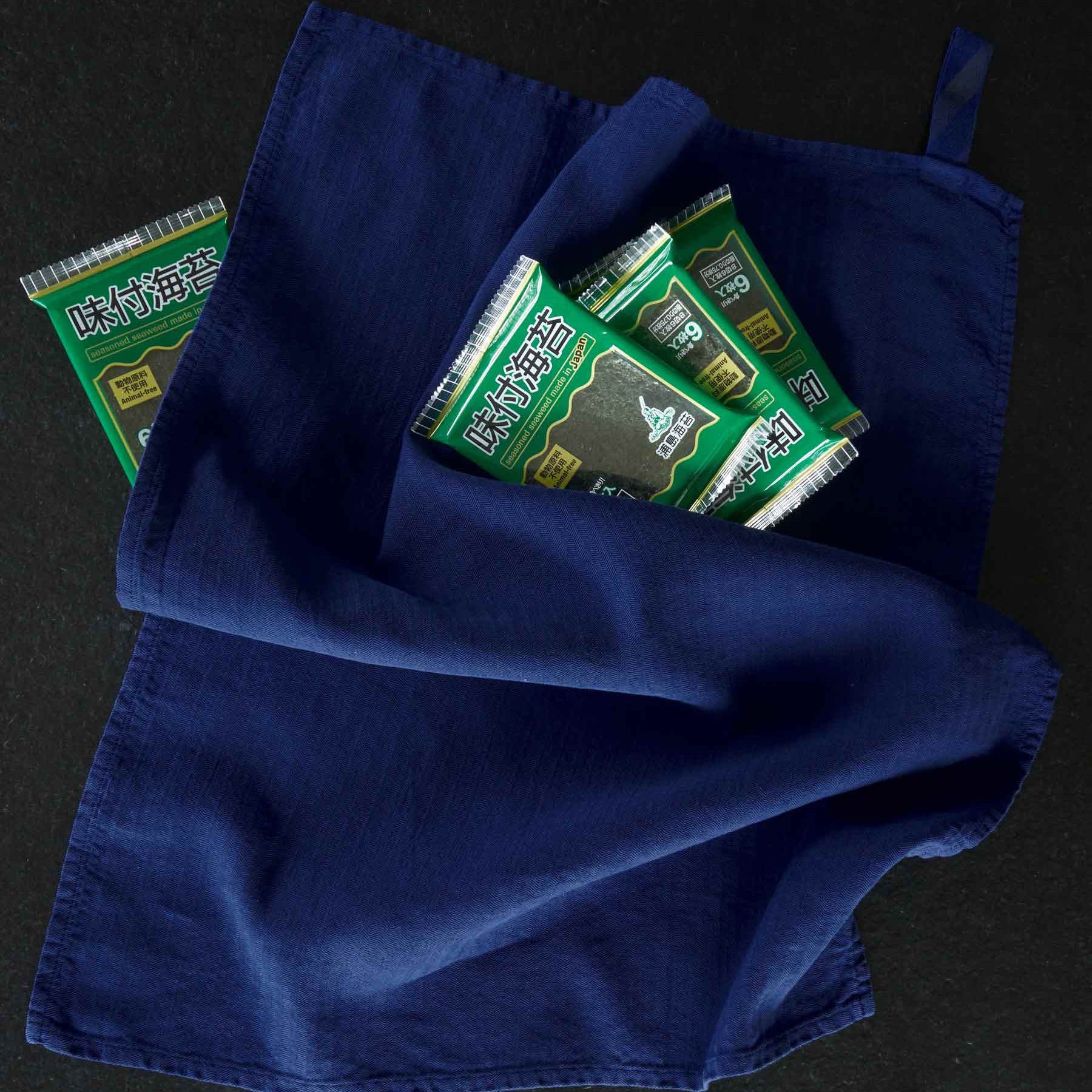 Theedoek Marcel Indigo 70 X 50