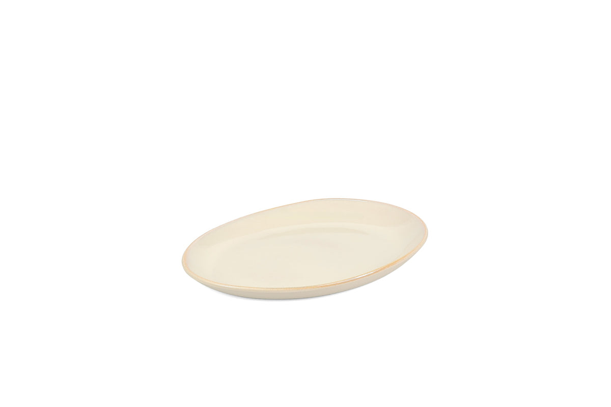 Atelier Europe - Serveerschaal 30x21cm sand Saudade - Set van 2