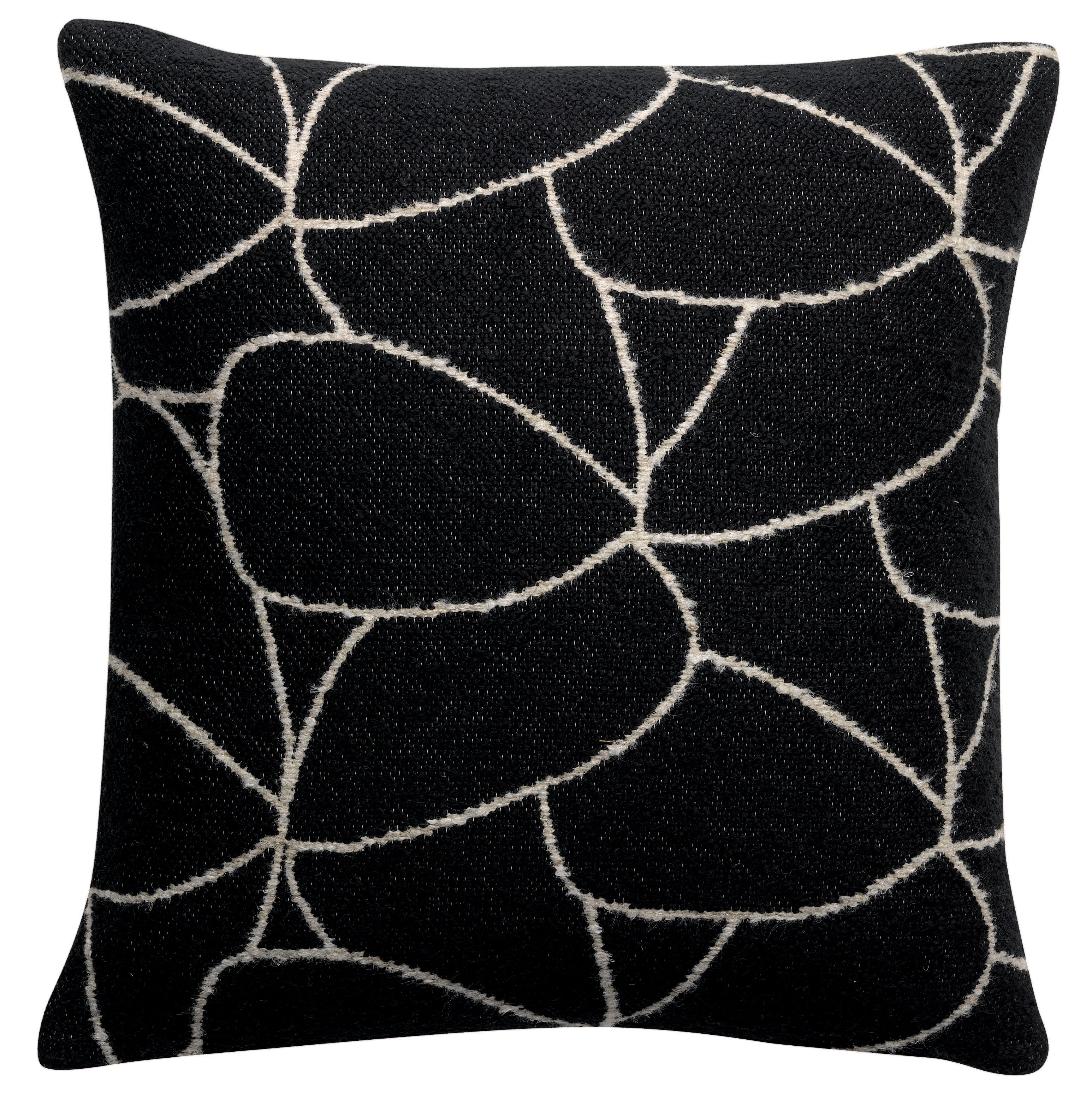 Kussen Dany Blanc/Noir 45 X 45
