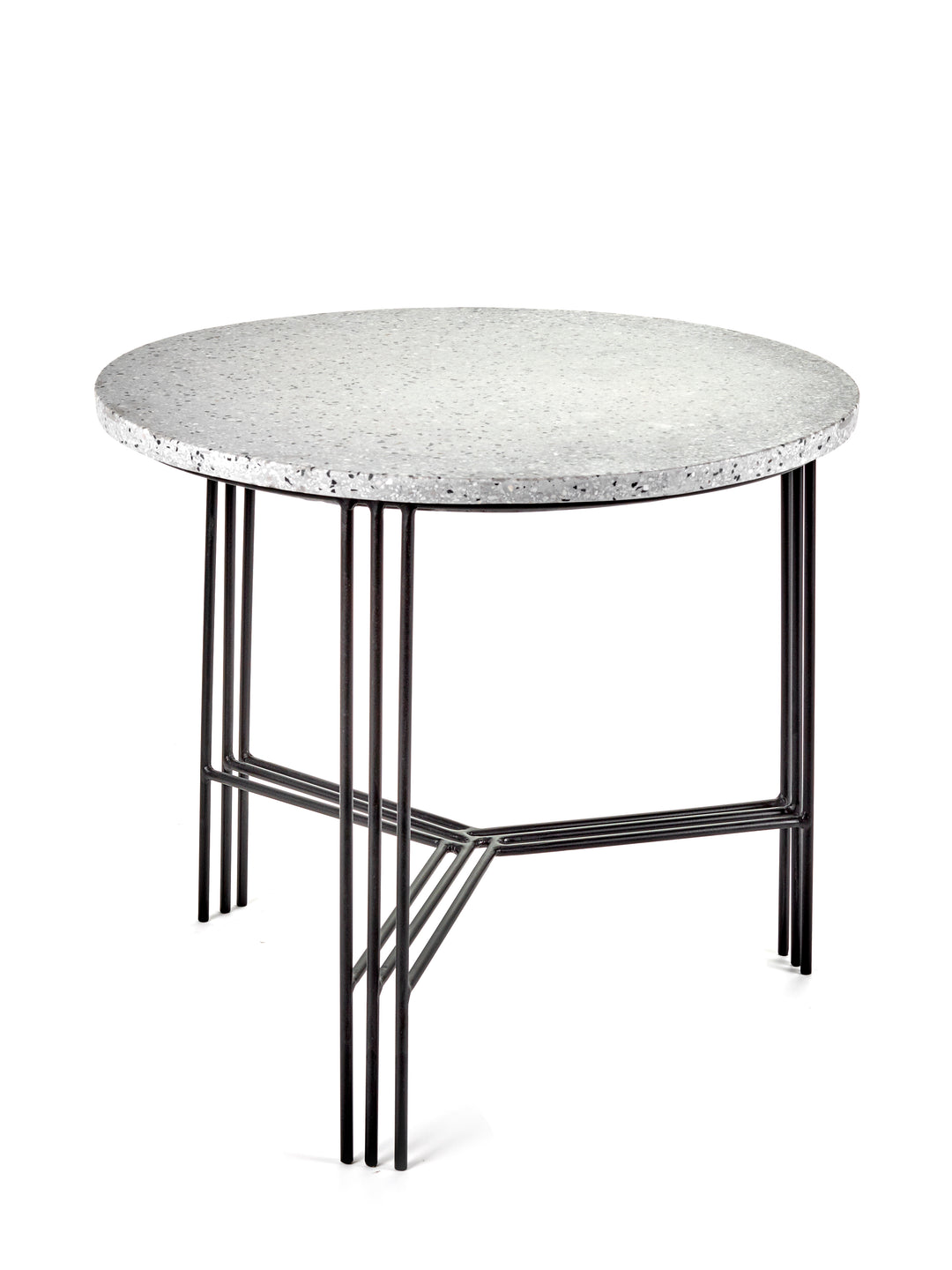 Serax - Antonino Sciortino - Bijzettafel L Zwart/Grijs Terrazzo