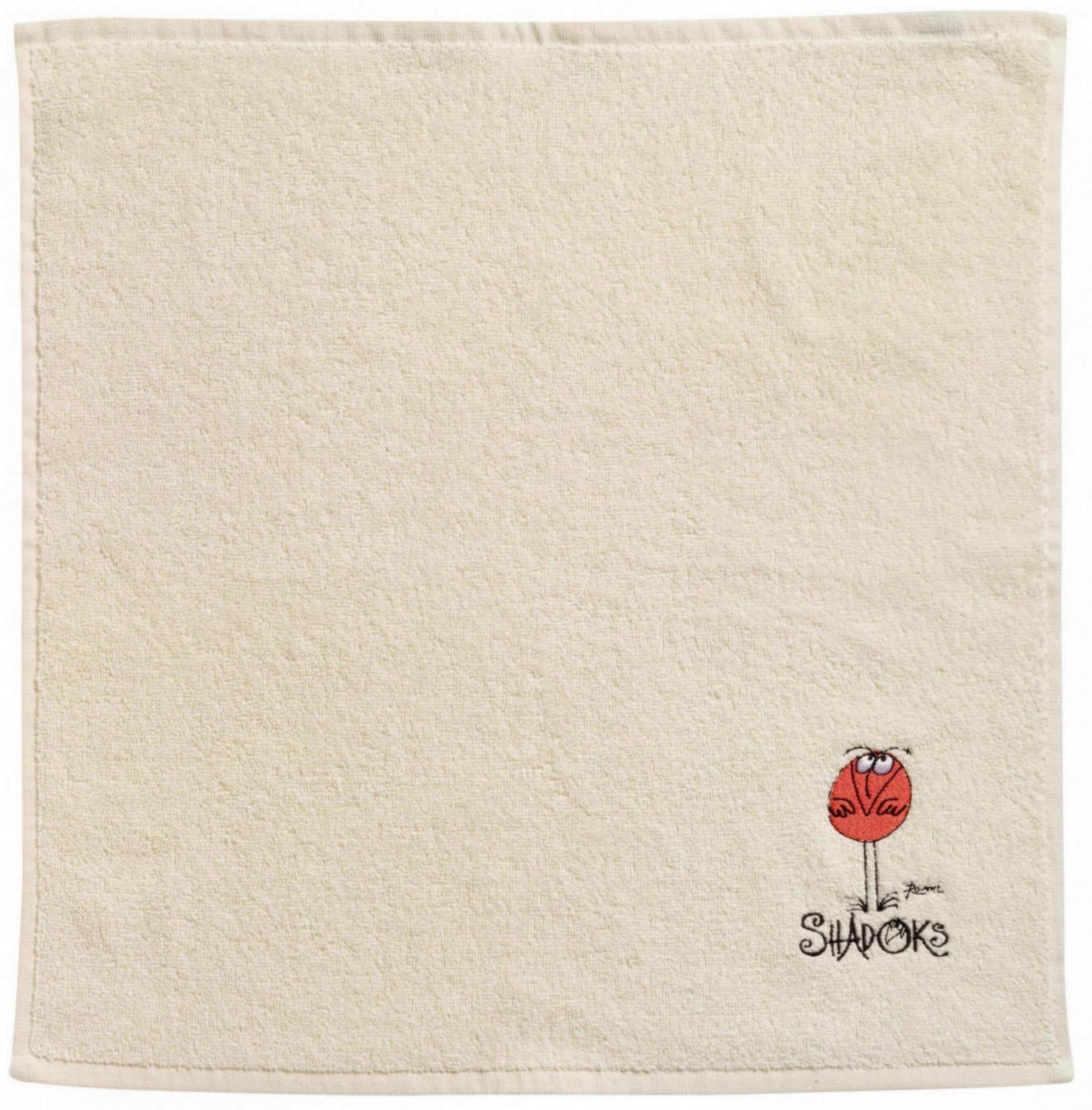 Vierkante handdoek Shadoks Ivoire 50 X 50