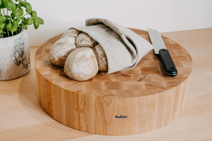 Butler - Hakblok Beuk kops 40 cm rond