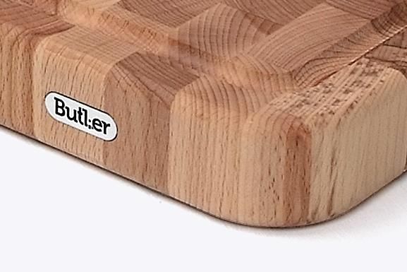 Butler - Snijplank Beuk kops met sapgoot 40x30cm