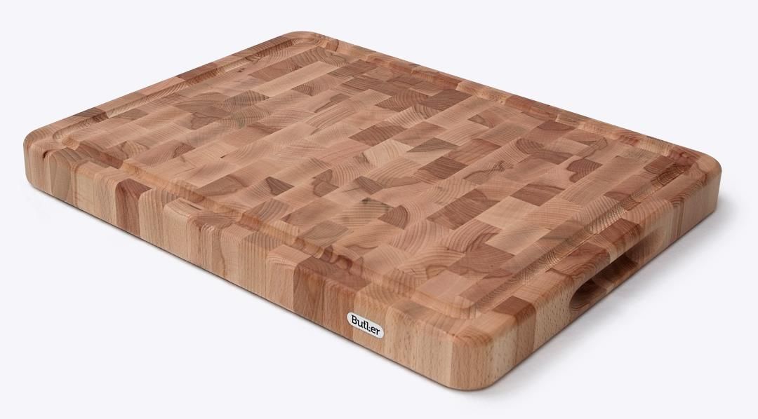 Butler - Snijplank Beuk kops met sapgoot 45x35 cm