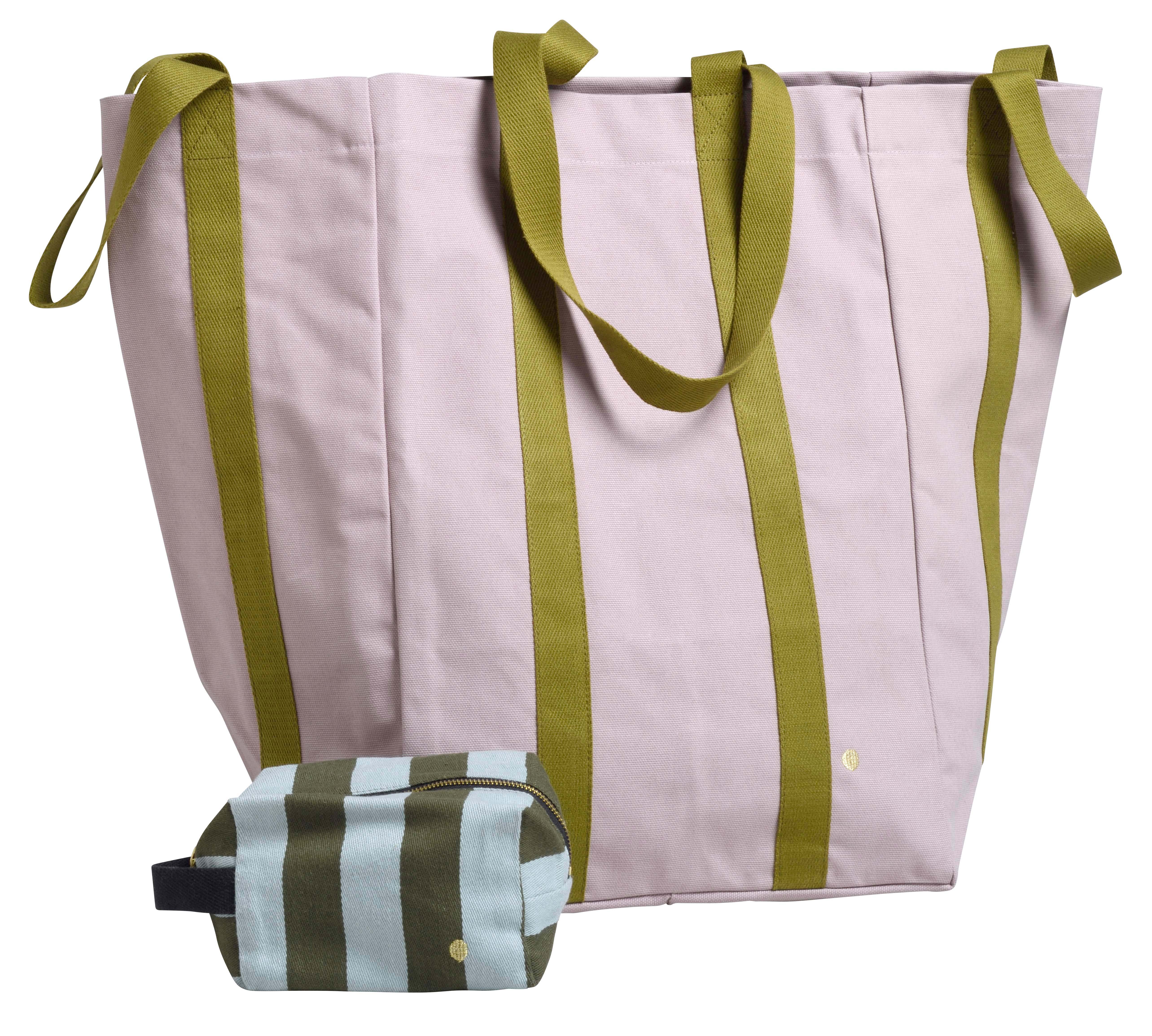 Maxi tas Poppins Poivre rose 48 X 33 X 33