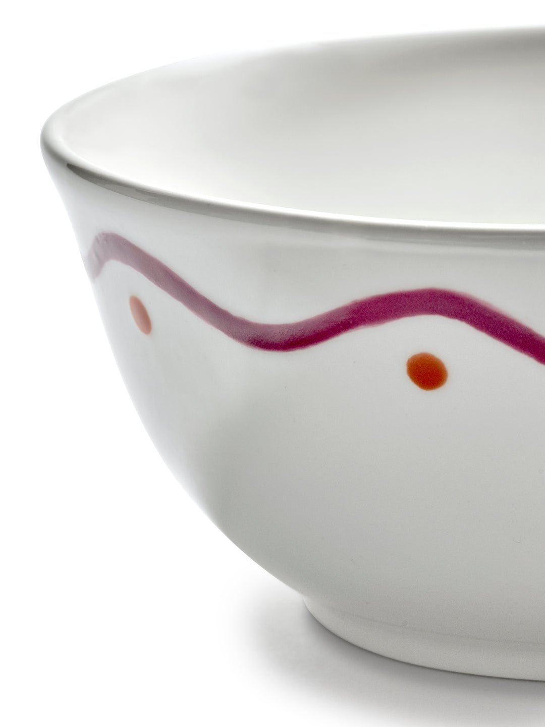 Serax - Marie Michielssen - Ontbijtkom Paars Oranje Bowl Charly - Set van 2