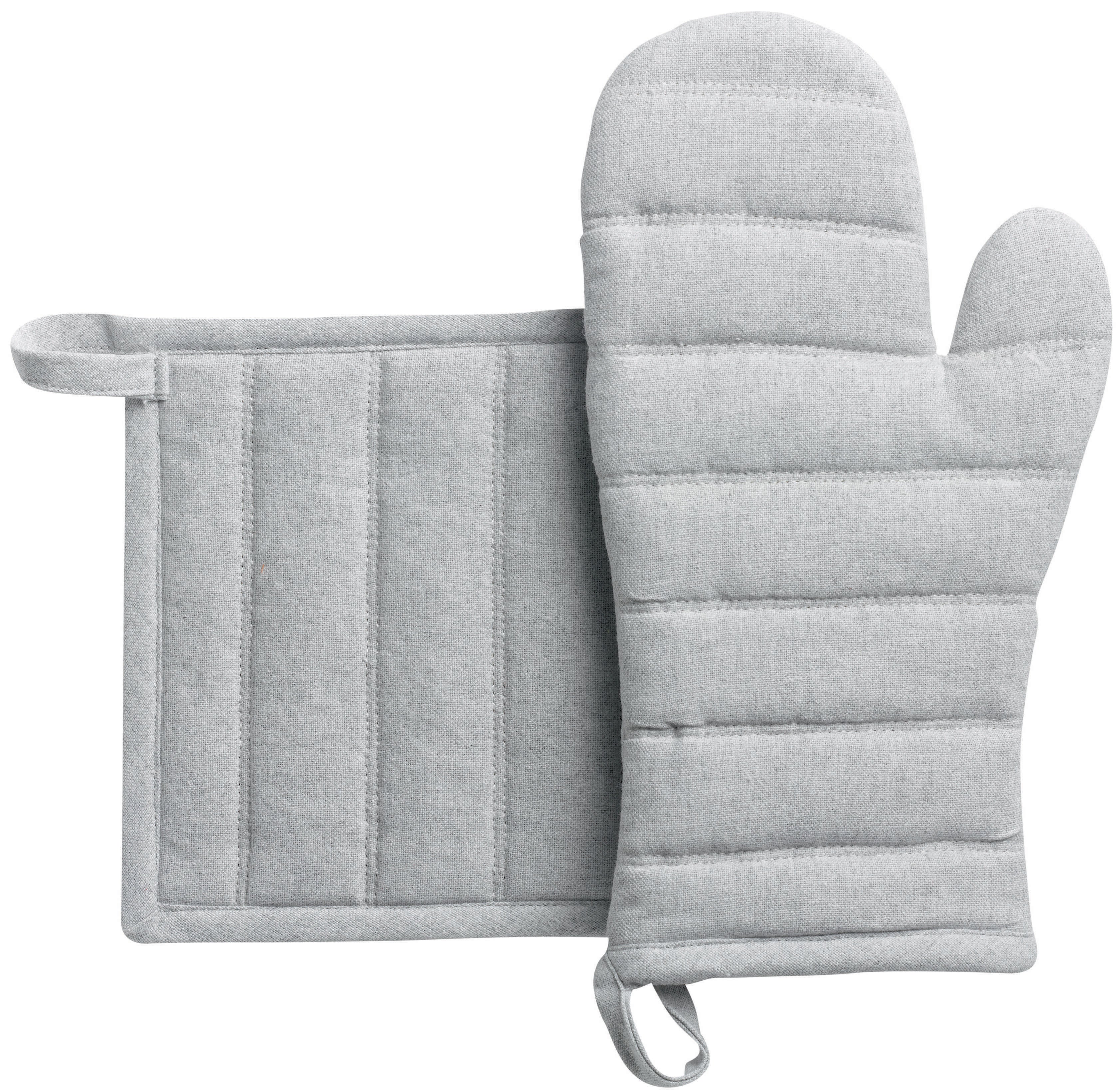 Gerecycleerde ovenwant en pannenlap Jona Perle 15 X 30